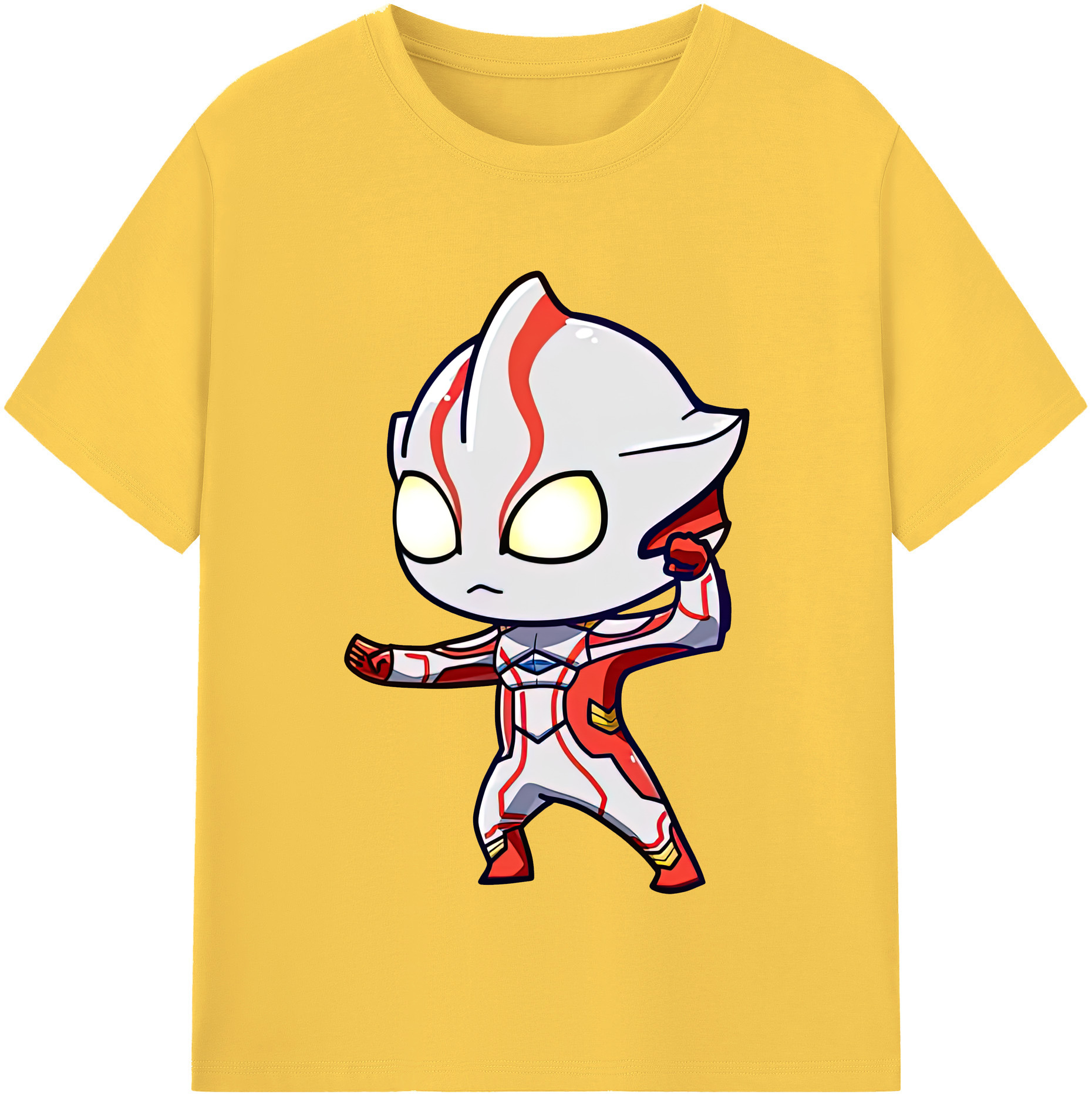 （画像用） ウルトラマン Ultraman 綿100％半袖Tシャツ（フロントプリント）
