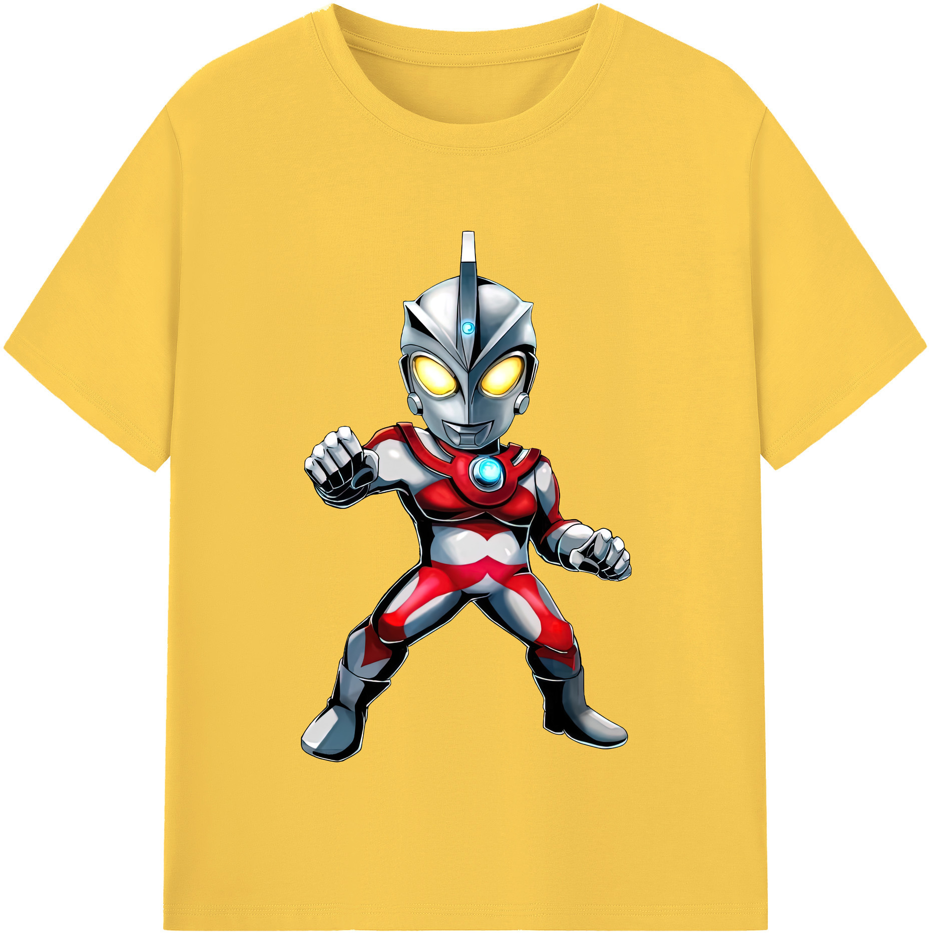 （画像用） ウルトラマン Ultraman 綿100％半袖Tシャツ（フロントプリント）