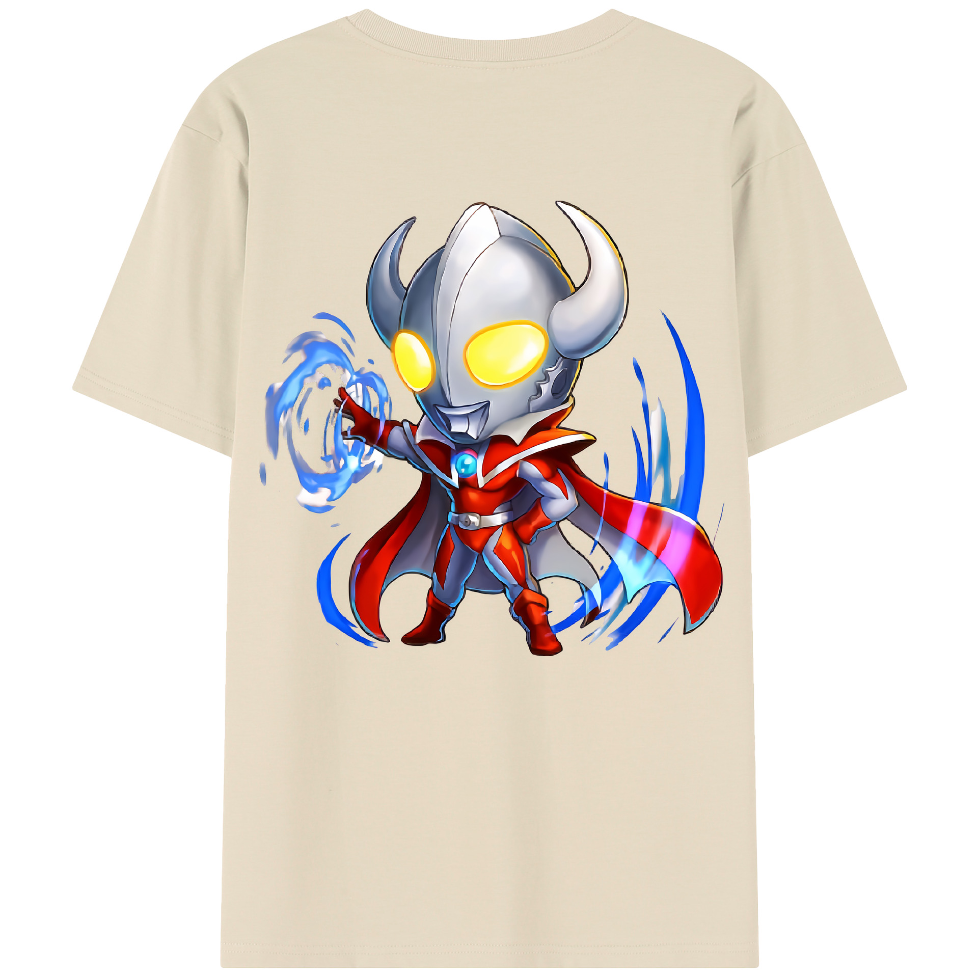 （画像用） ウルトラマン Ultraman 綿100％半袖Tシャツ（背面プリント）