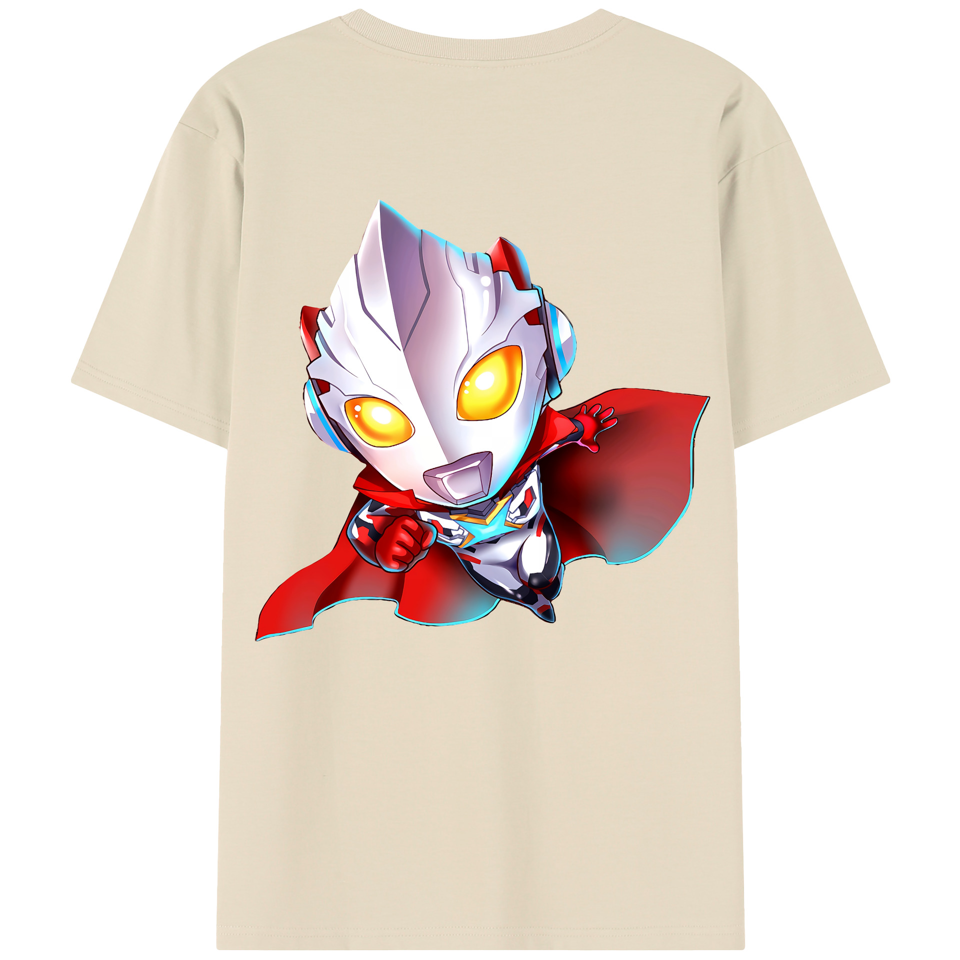 （画像用） ウルトラマン Ultraman 綿100％半袖Tシャツ（背面プリント）