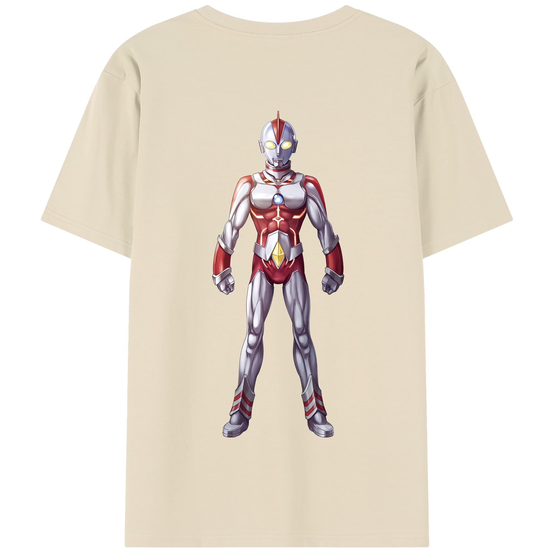 （画像用） ウルトラマン Ultraman 綿100％半袖Tシャツ（背面プリント）