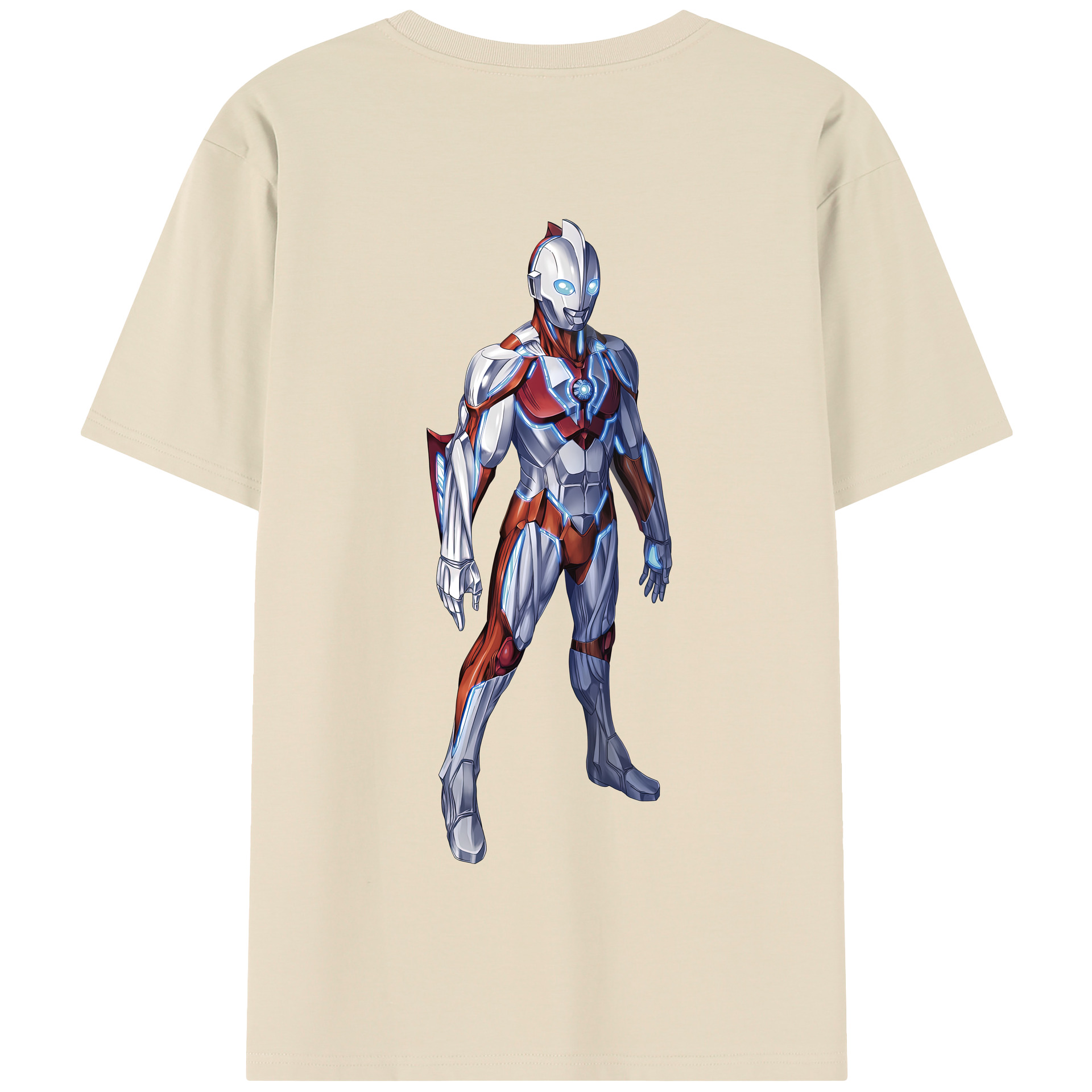 （画像用） ウルトラマン Ultraman 綿100％半袖Tシャツ（背面プリント）