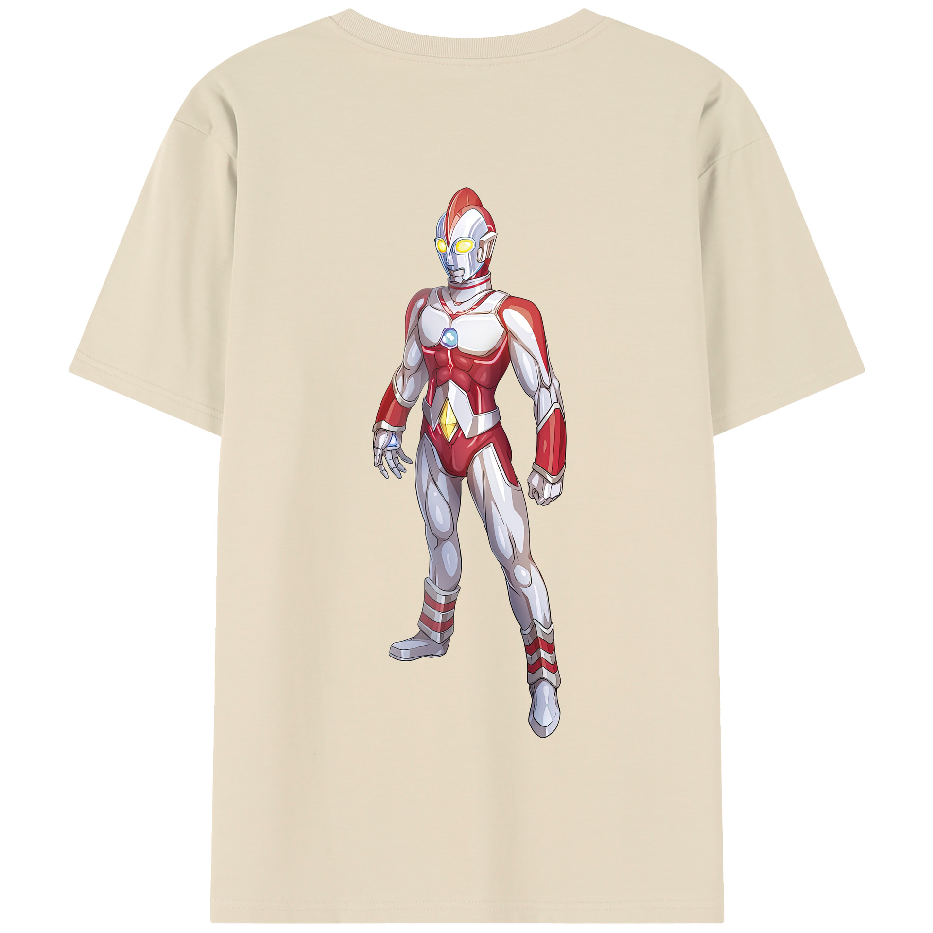 （画像用） ウルトラマン Ultraman 綿100％半袖Tシャツ（背面プリント）