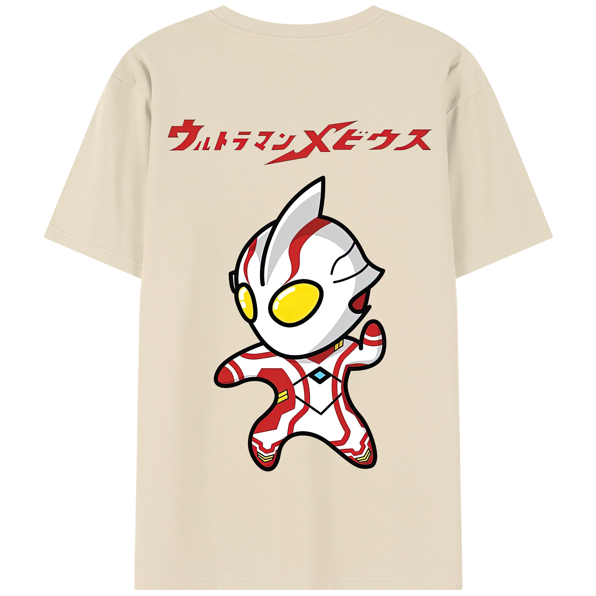 （画像用） ウルトラマン Ultraman 綿100％半袖Tシャツ（背面プリント）