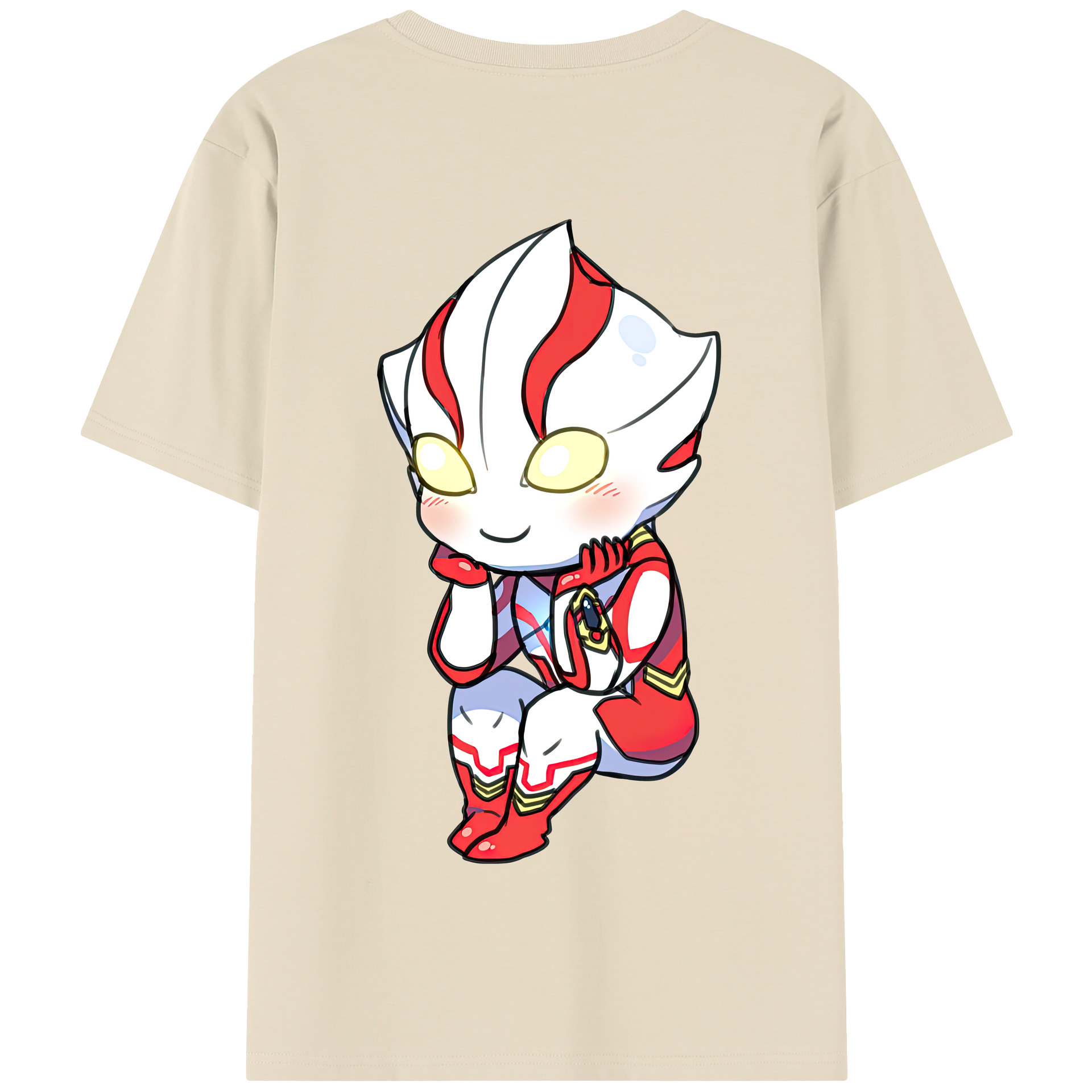 （画像用） ウルトラマン Ultraman 綿100％半袖Tシャツ（背面プリント）