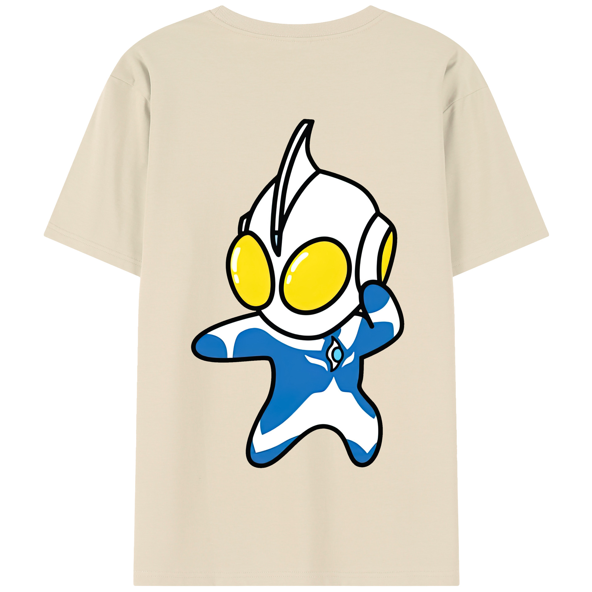 （画像用） ウルトラマン Ultraman 綿100％半袖Tシャツ（背面プリント）