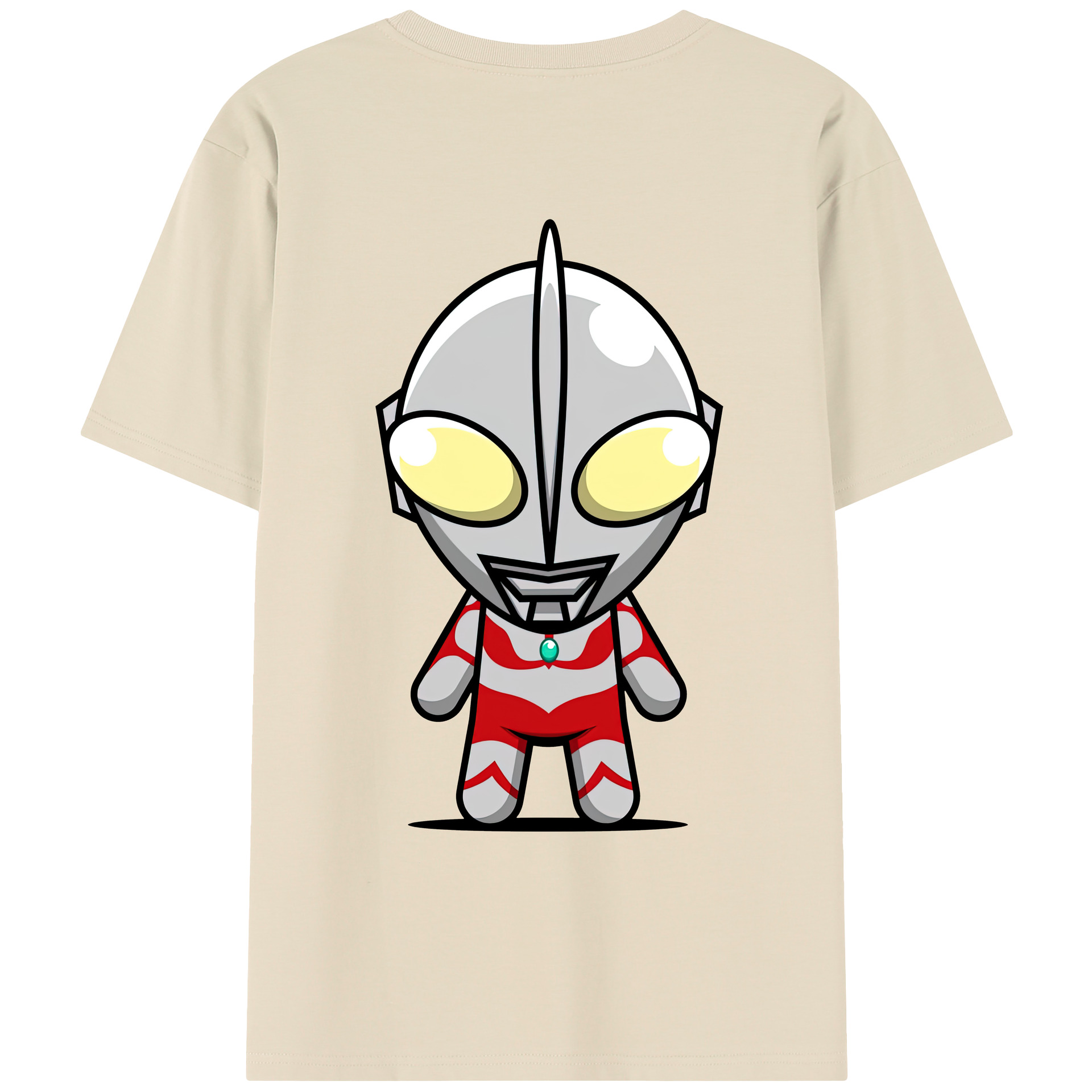 （画像用） ウルトラマン Ultraman 綿100％半袖Tシャツ（背面プリント）