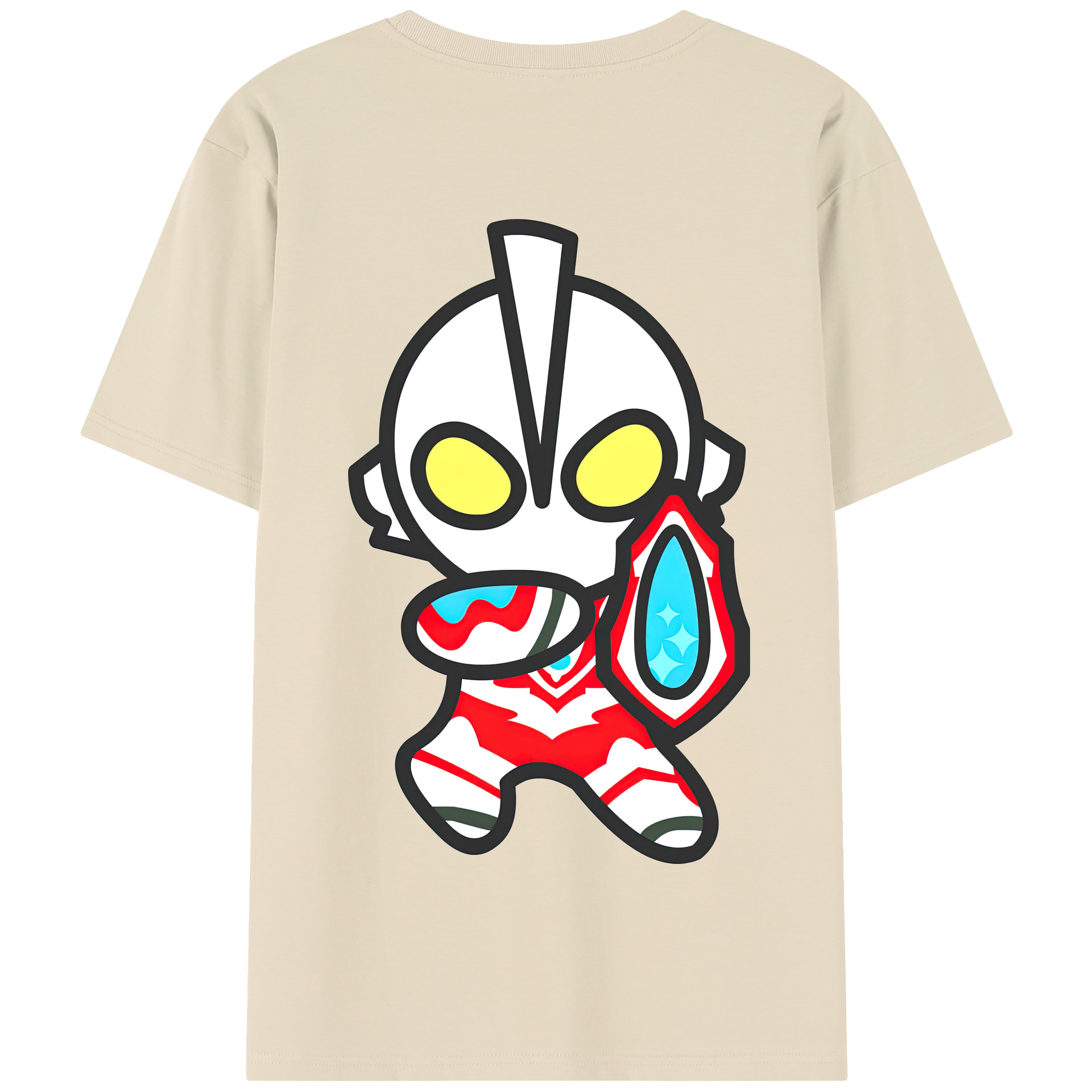 （画像用） ウルトラマン Ultraman 綿100％半袖Tシャツ（背面プリント）
