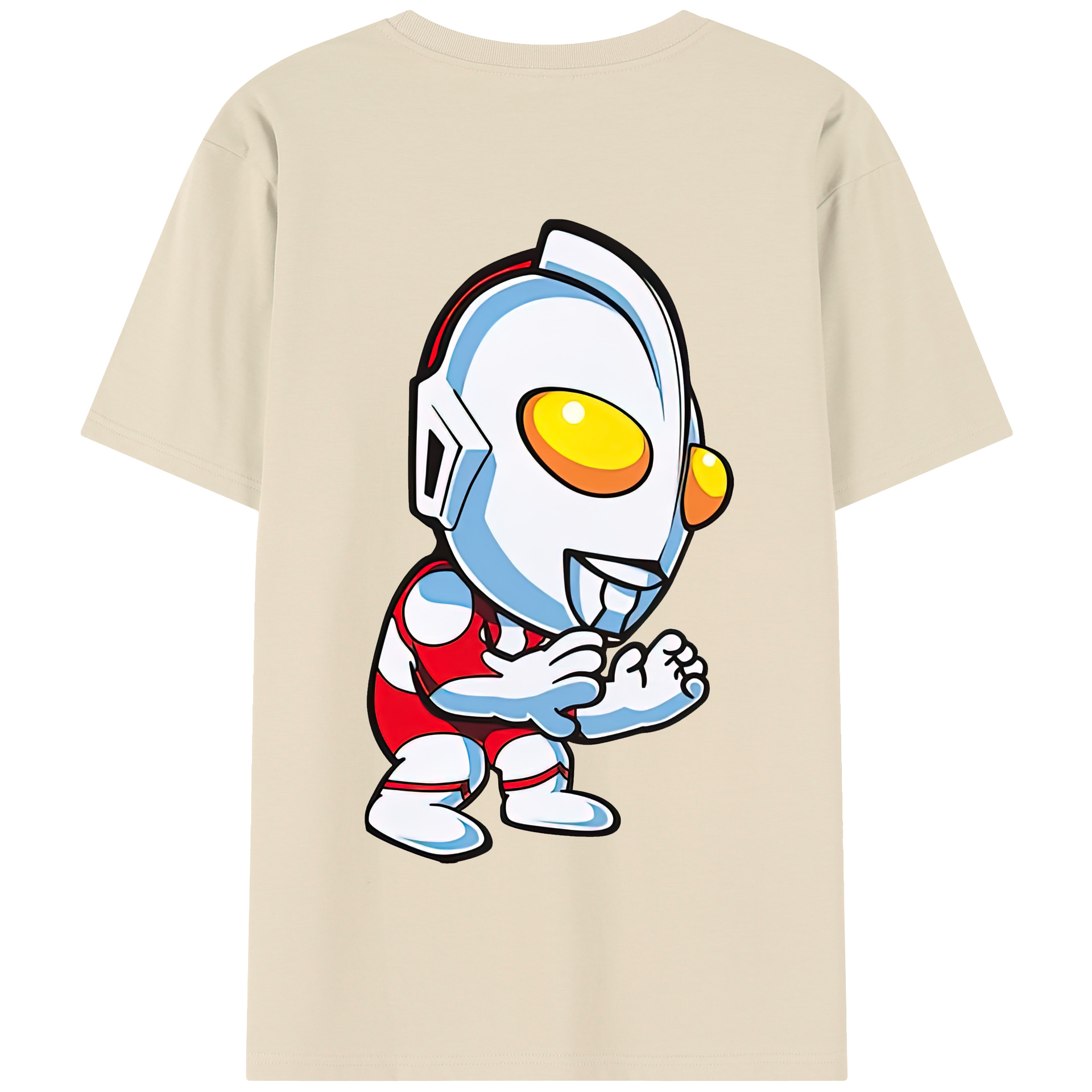 （画像用） ウルトラマン Ultraman 綿100％半袖Tシャツ（背面プリント）