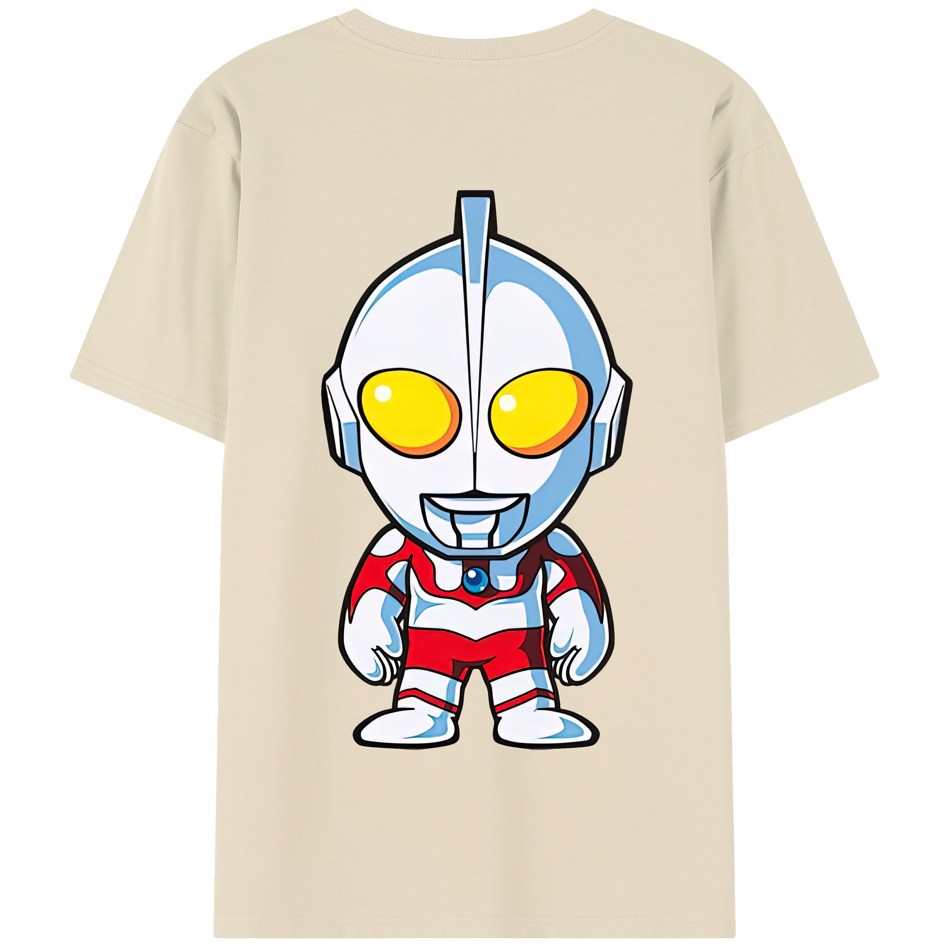 （画像用） ウルトラマン Ultraman 綿100％半袖Tシャツ（背面プリント）