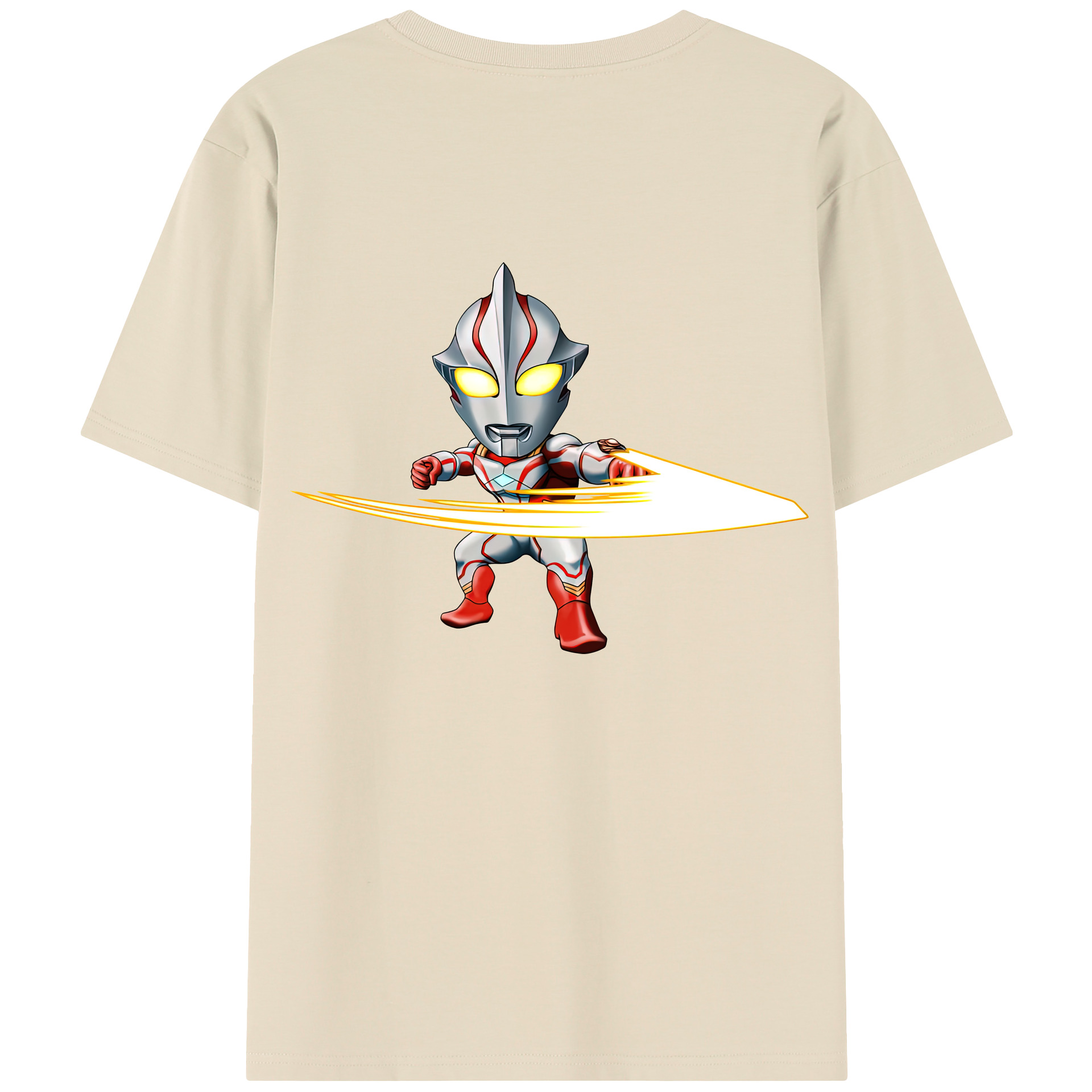 （画像用） ウルトラマン Ultraman 綿100％半袖Tシャツ（背面プリント）