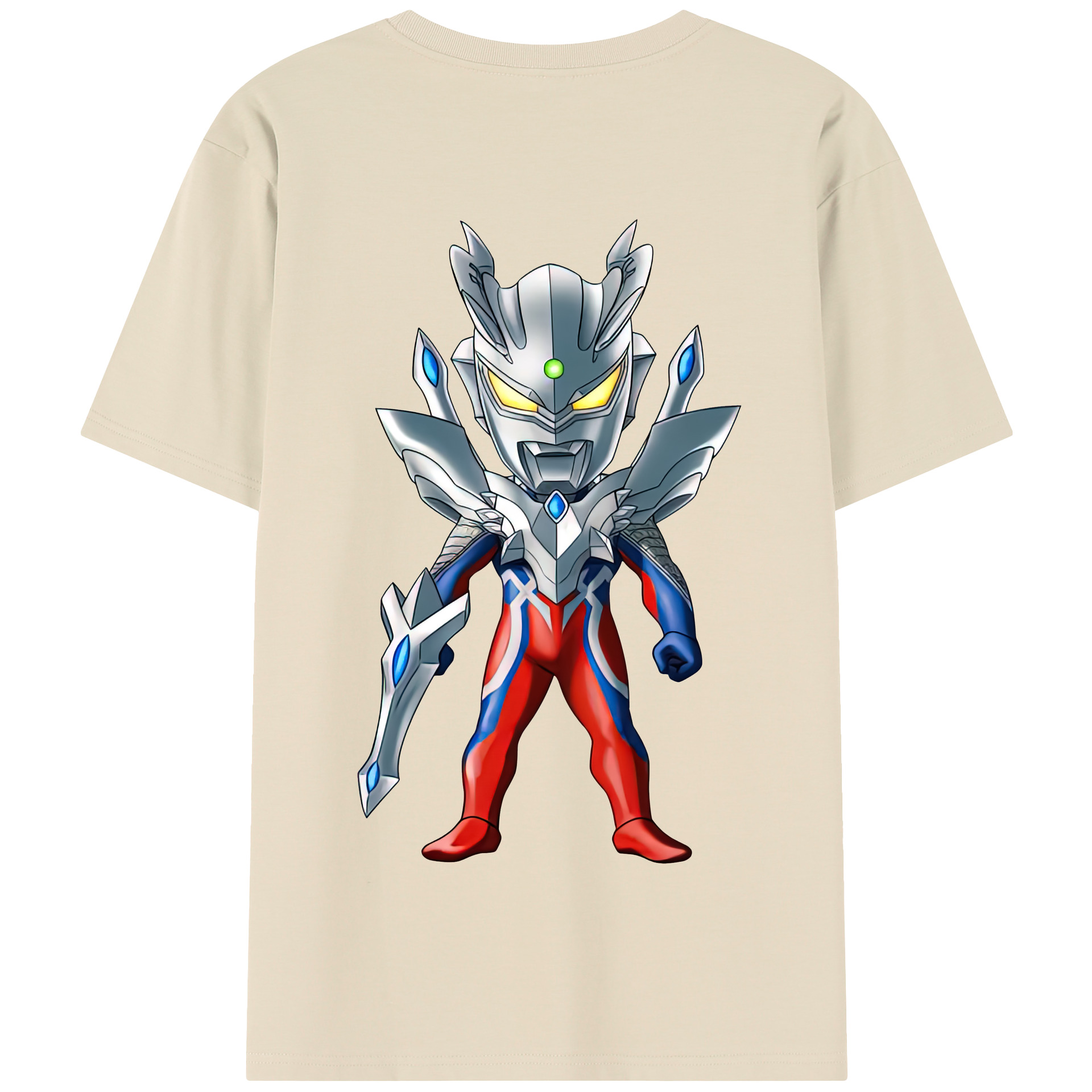 （画像用） ウルトラマン Ultraman 綿100％半袖Tシャツ（背面プリント）