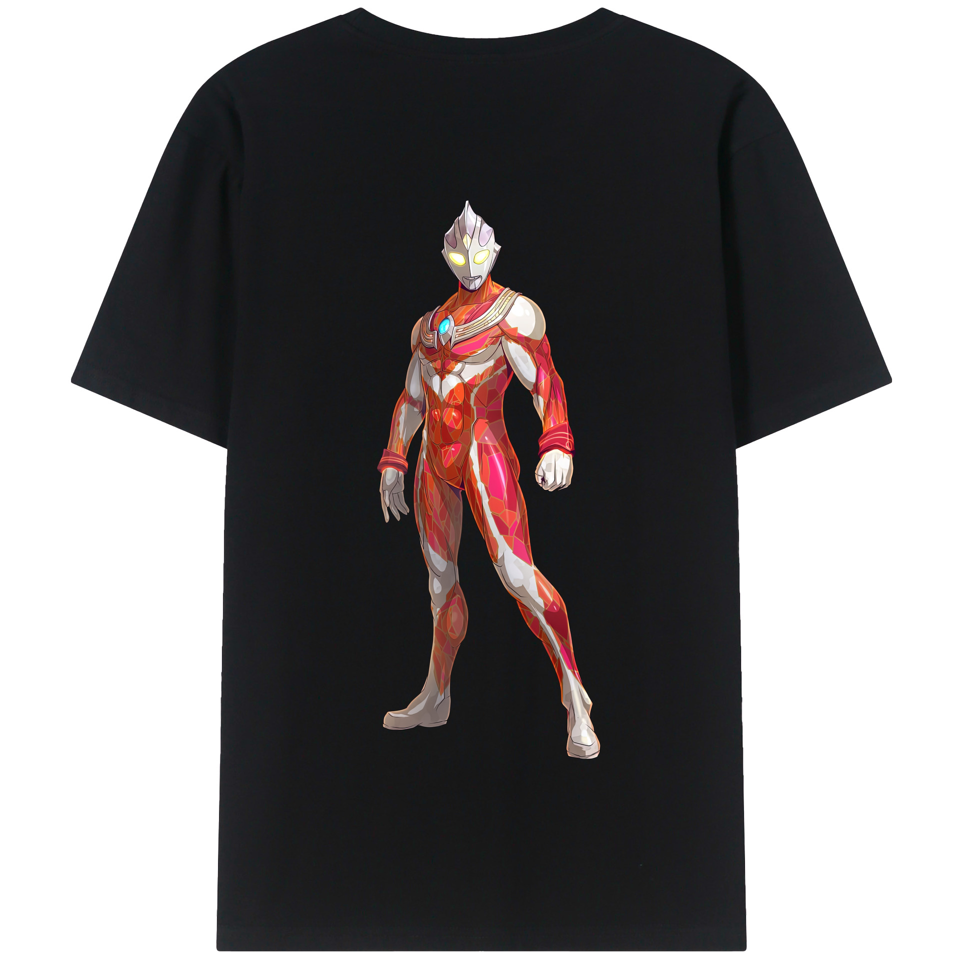 （画像用） ウルトラマン Ultraman 綿100％半袖Tシャツ（背面プリント）