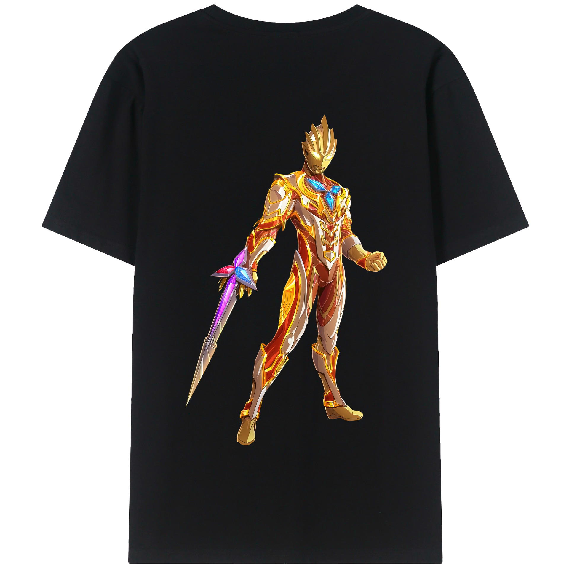 （画像用） ウルトラマン Ultraman 綿100％半袖Tシャツ（背面プリント）