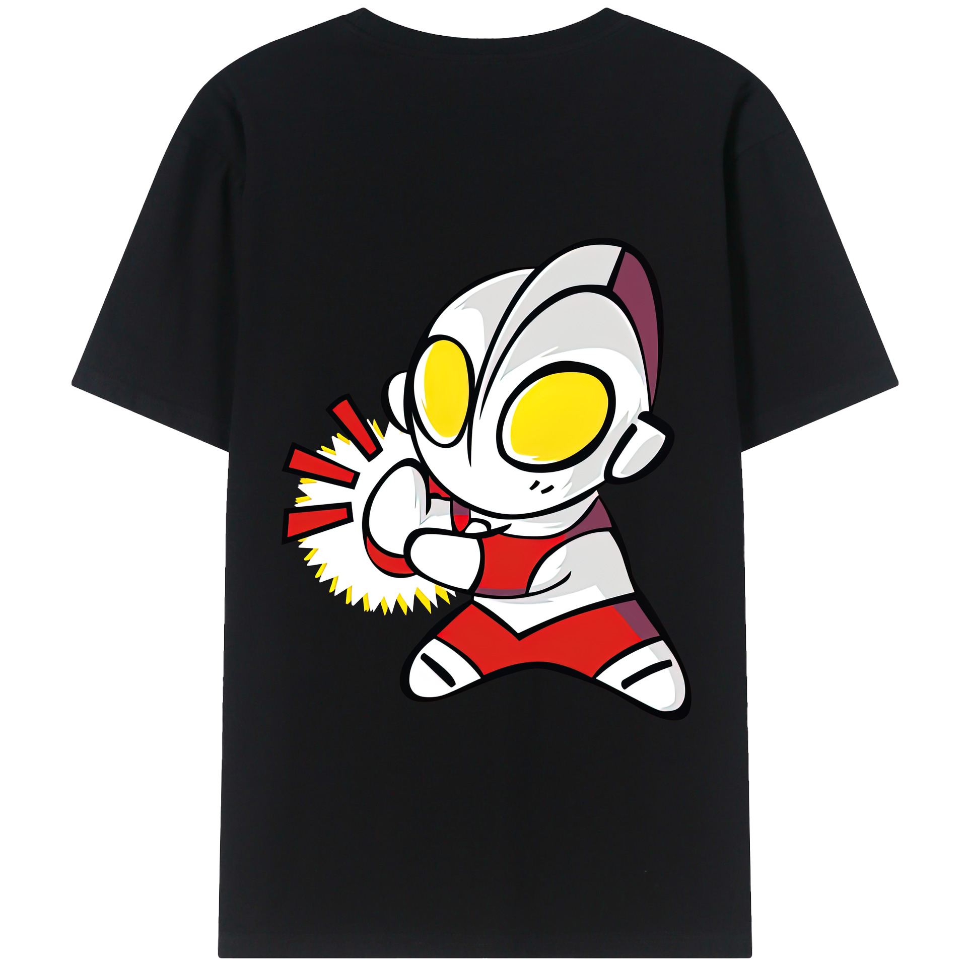 （画像用） ウルトラマン Ultraman 綿100％半袖Tシャツ（背面プリント）