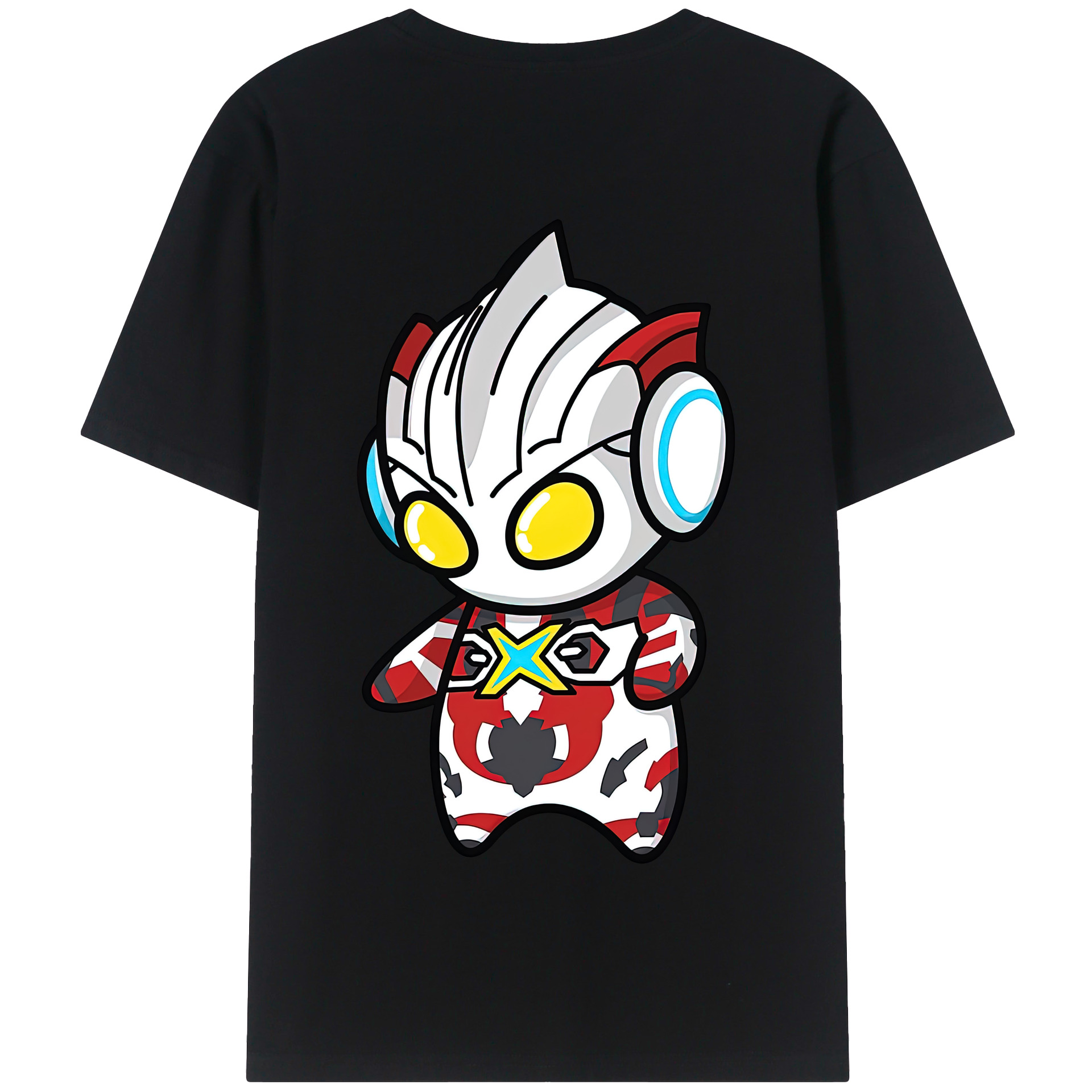 （画像用） ウルトラマン Ultraman 綿100％半袖Tシャツ（背面プリント）