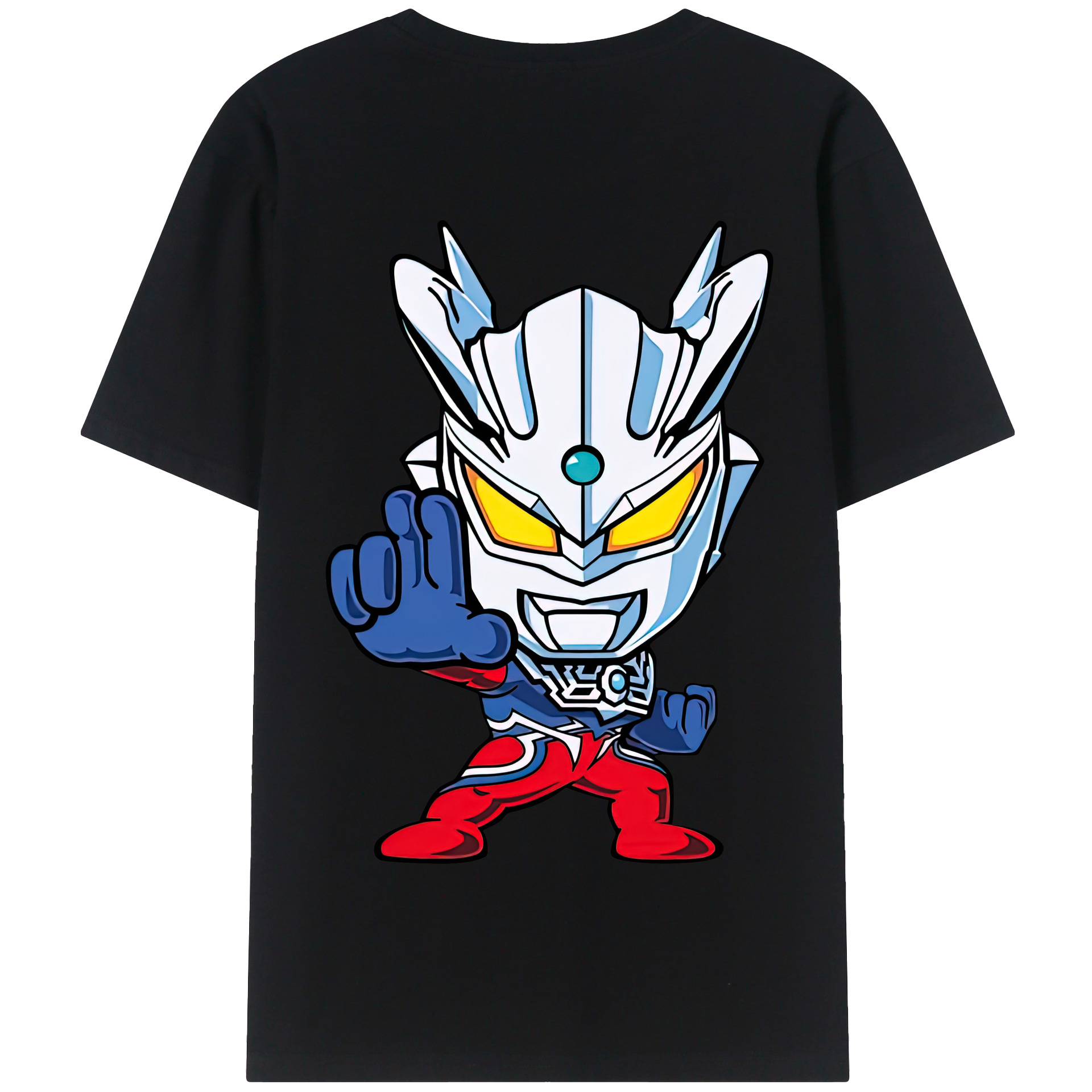 （画像用） ウルトラマン Ultraman 綿100％半袖Tシャツ（背面プリント）