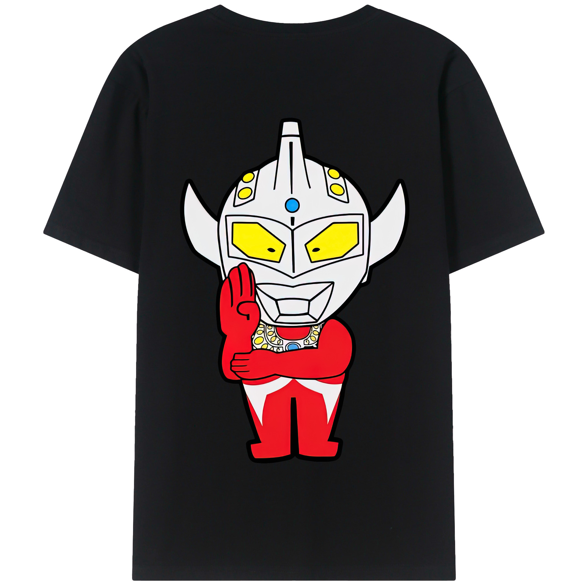 （画像用） ウルトラマン Ultraman 綿100％半袖Tシャツ（背面プリント）
