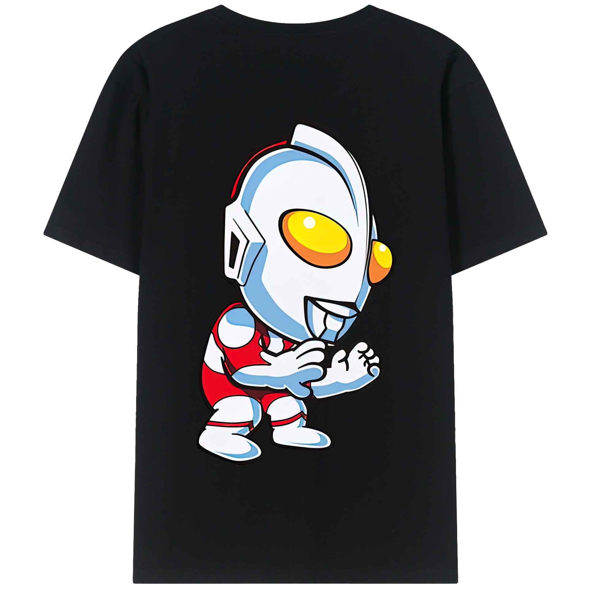 （画像用） ウルトラマン Ultraman 綿100％半袖Tシャツ（背面プリント）