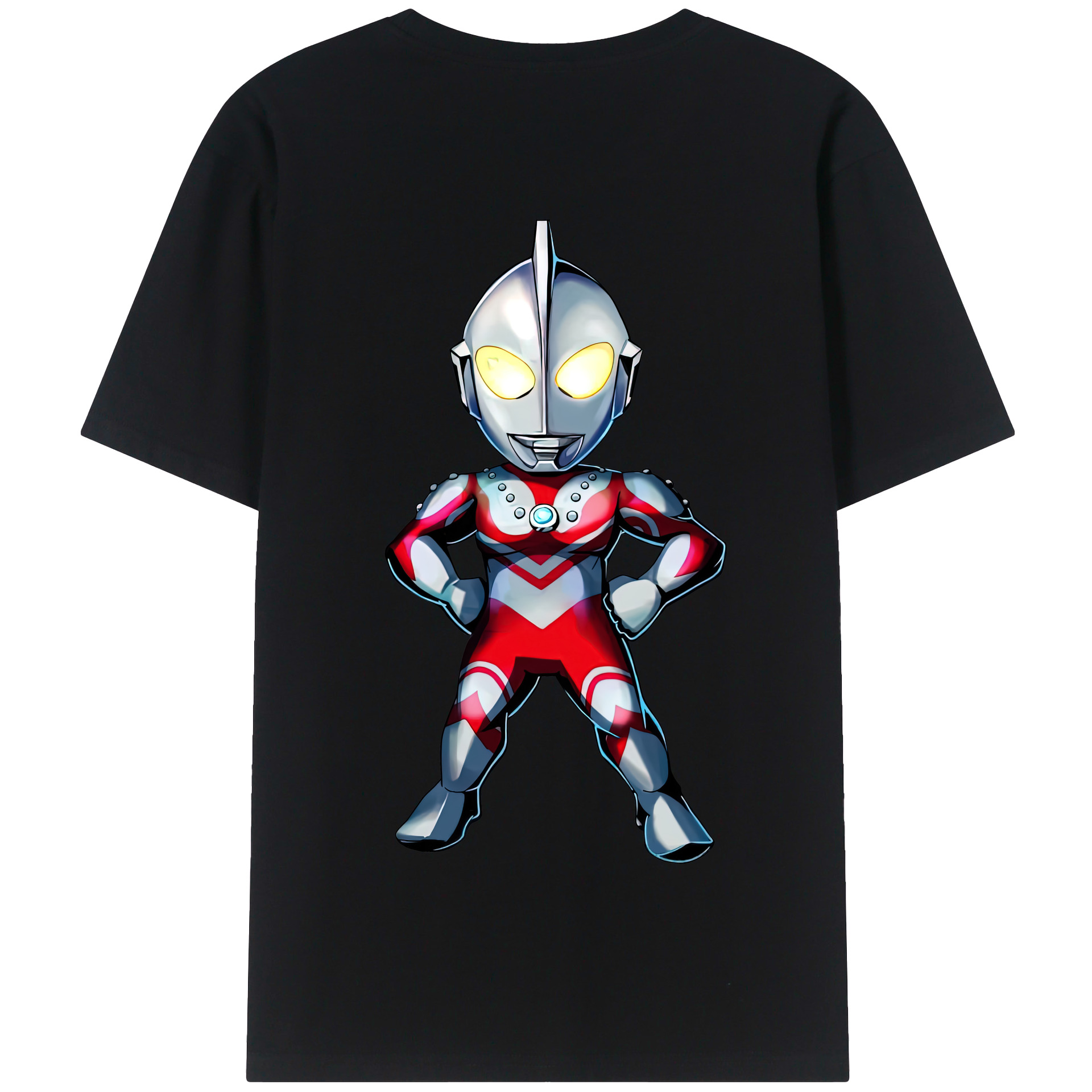 （画像用） ウルトラマン Ultraman 綿100％半袖Tシャツ（背面プリント）
