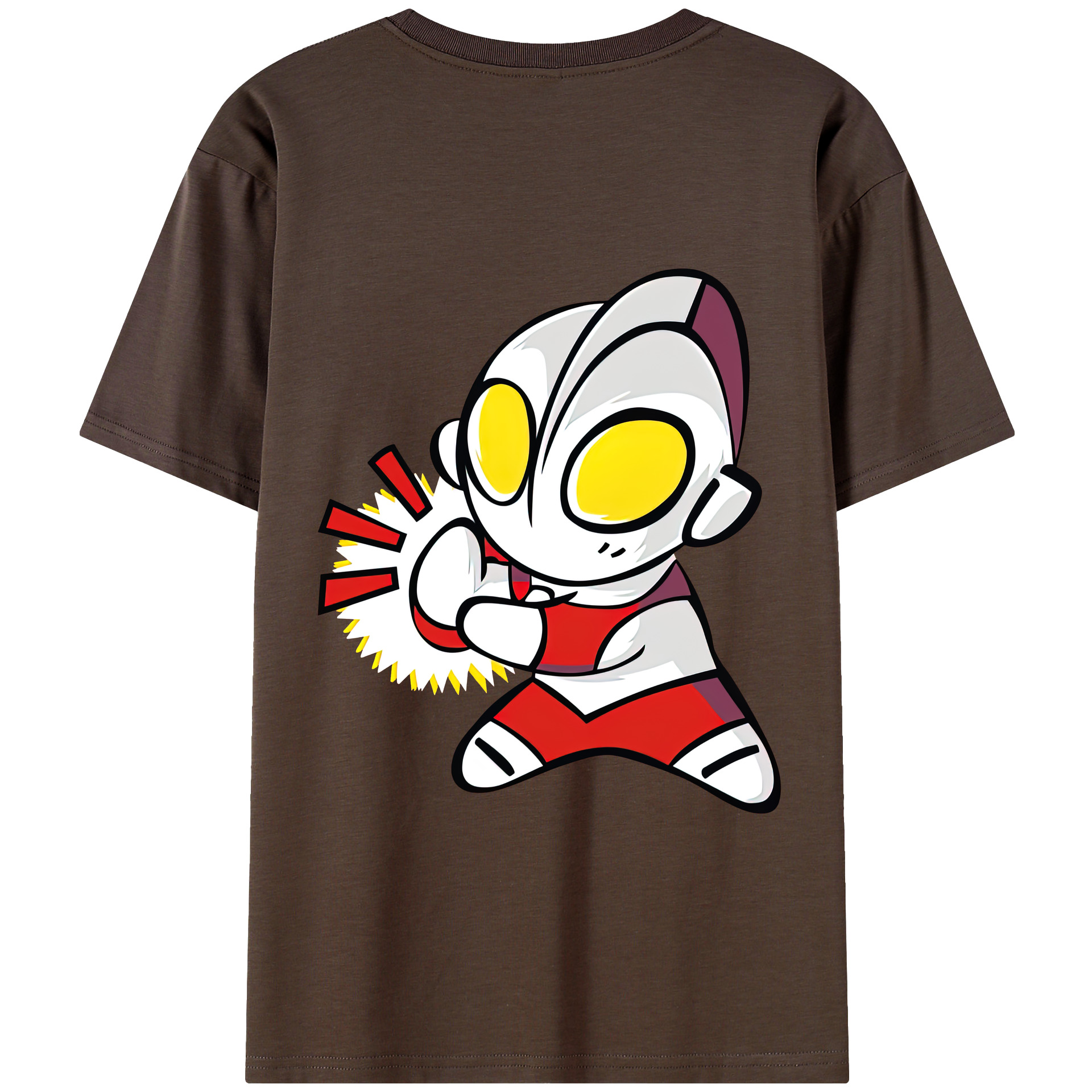 （画像用） ウルトラマン Ultraman 綿100％半袖Tシャツ（背面プリント）
