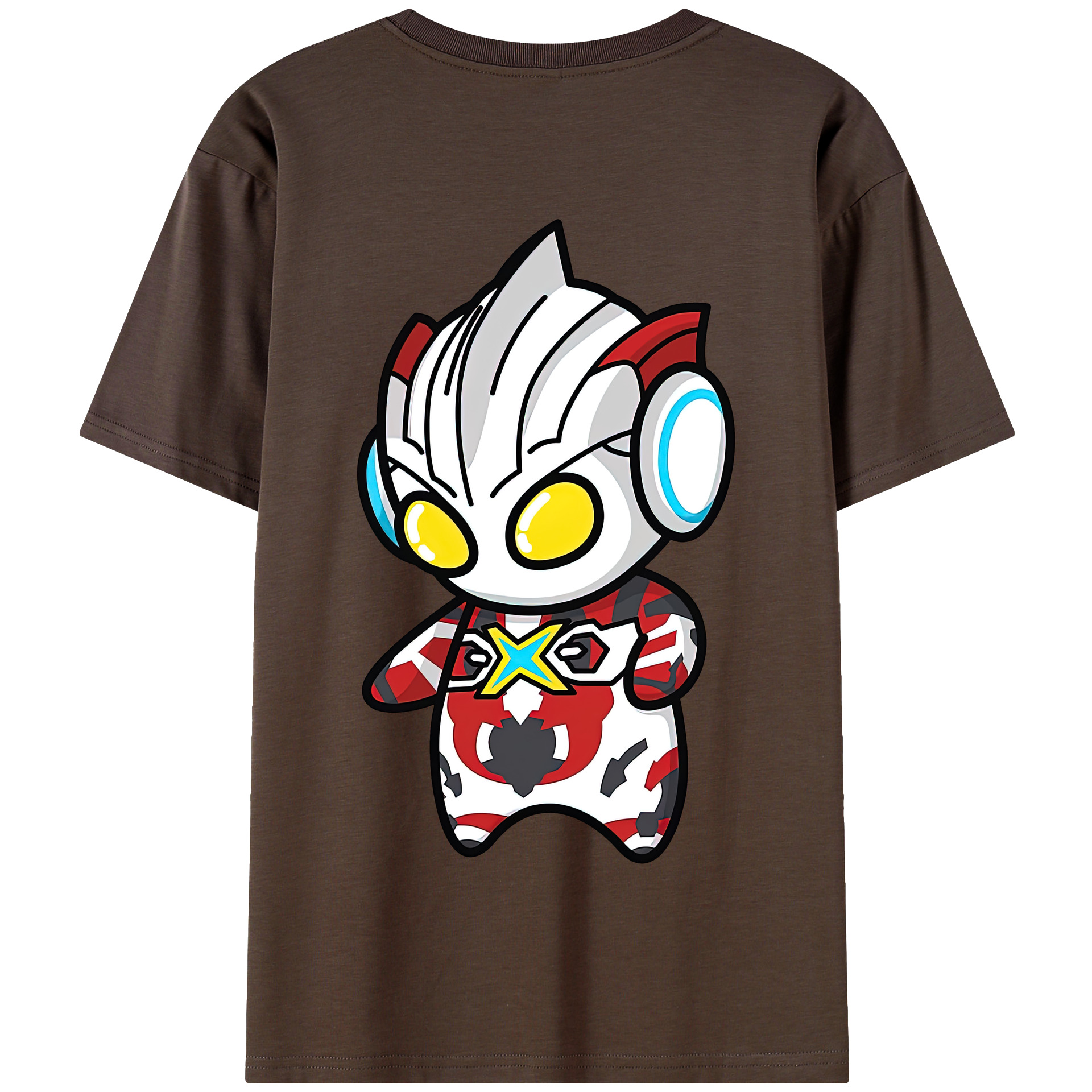 （画像用） ウルトラマン Ultraman 綿100％半袖Tシャツ（背面プリント）