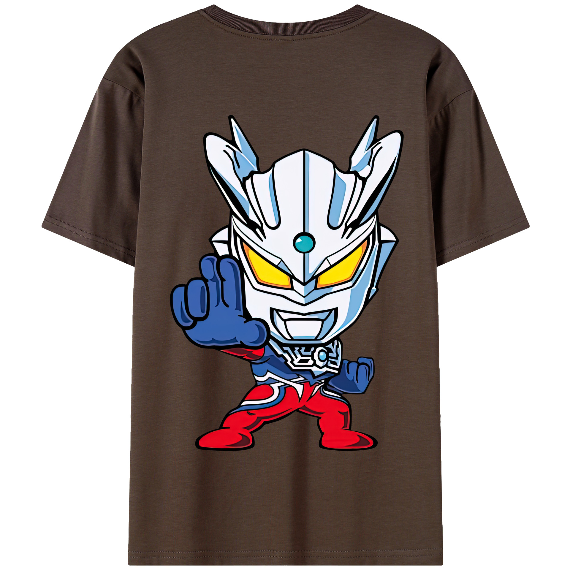 （画像用） ウルトラマン Ultraman 綿100％半袖Tシャツ（背面プリント）