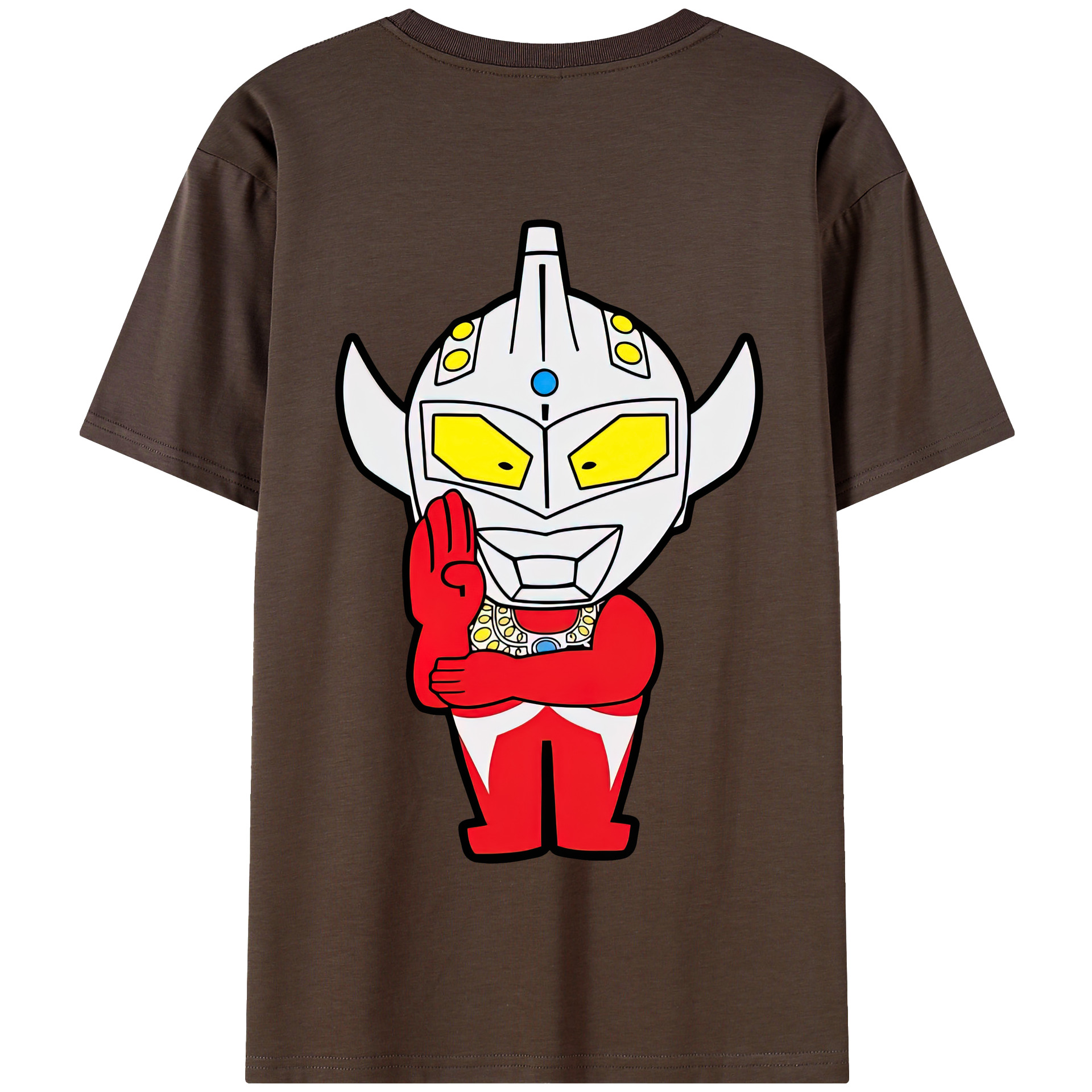 （画像用） ウルトラマン Ultraman 綿100％半袖Tシャツ（背面プリント）