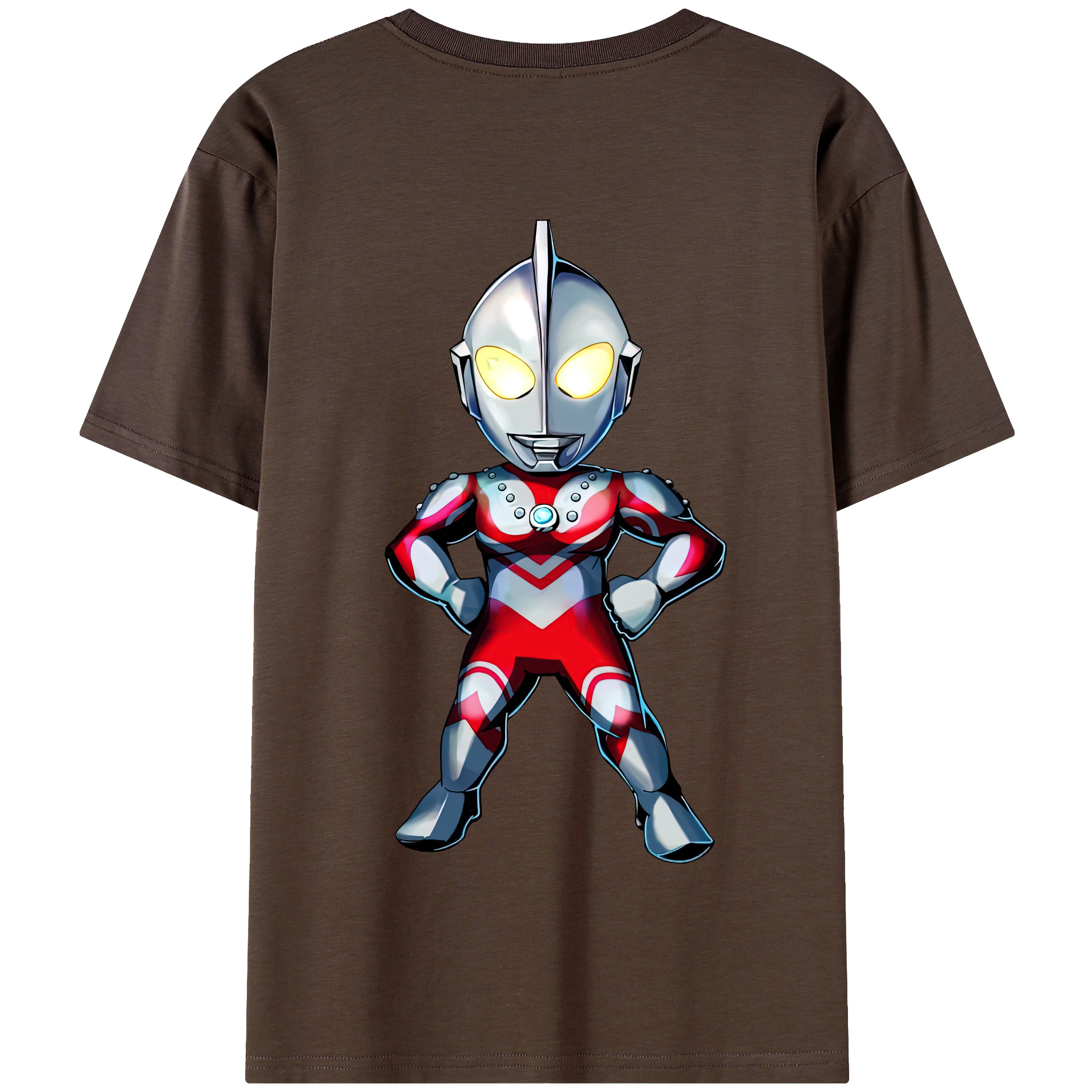 （画像用） ウルトラマン Ultraman 綿100％半袖Tシャツ（背面プリント）