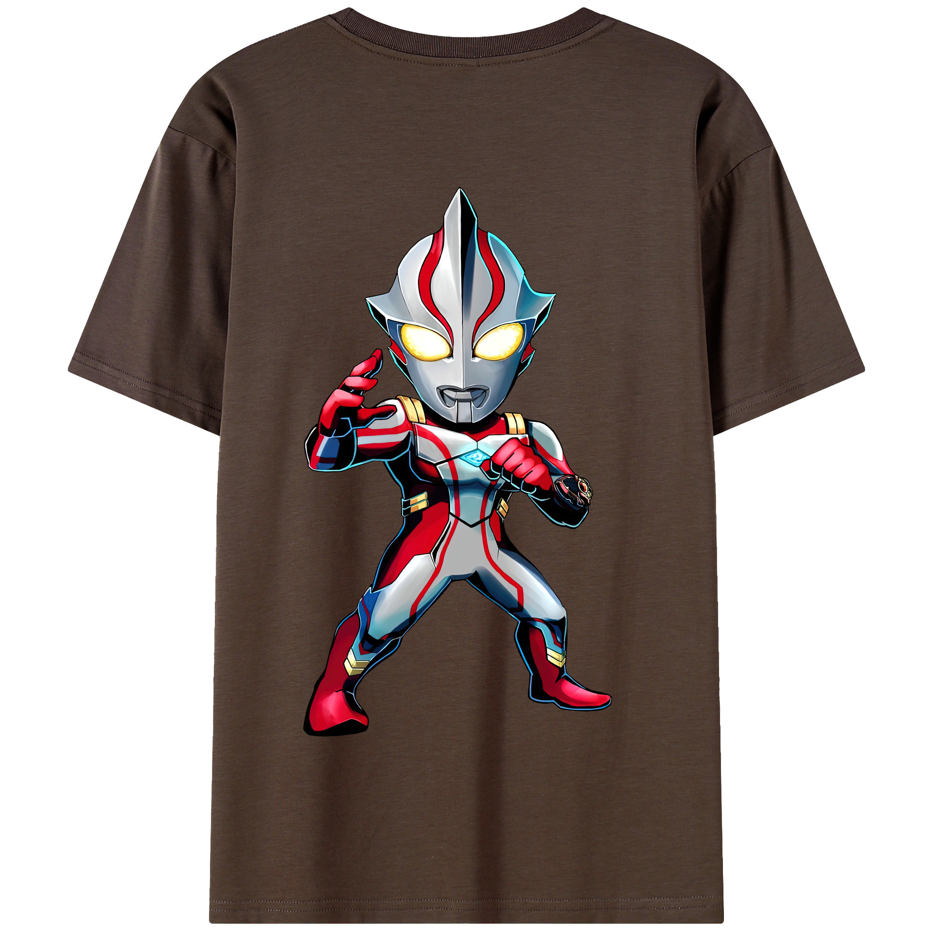 （画像用） ウルトラマン Ultraman 綿100％半袖Tシャツ（背面プリント）