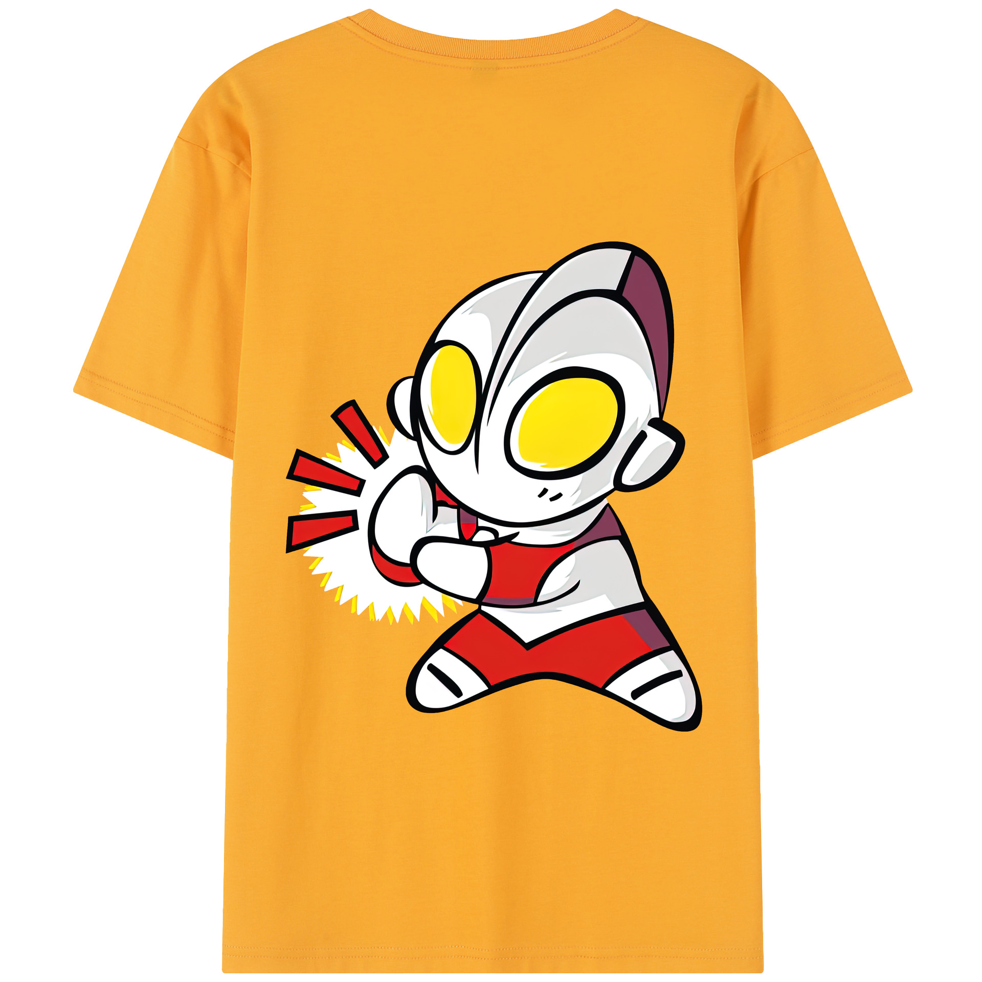 （画像用） ウルトラマン Ultraman 綿100％半袖Tシャツ（背面プリント）