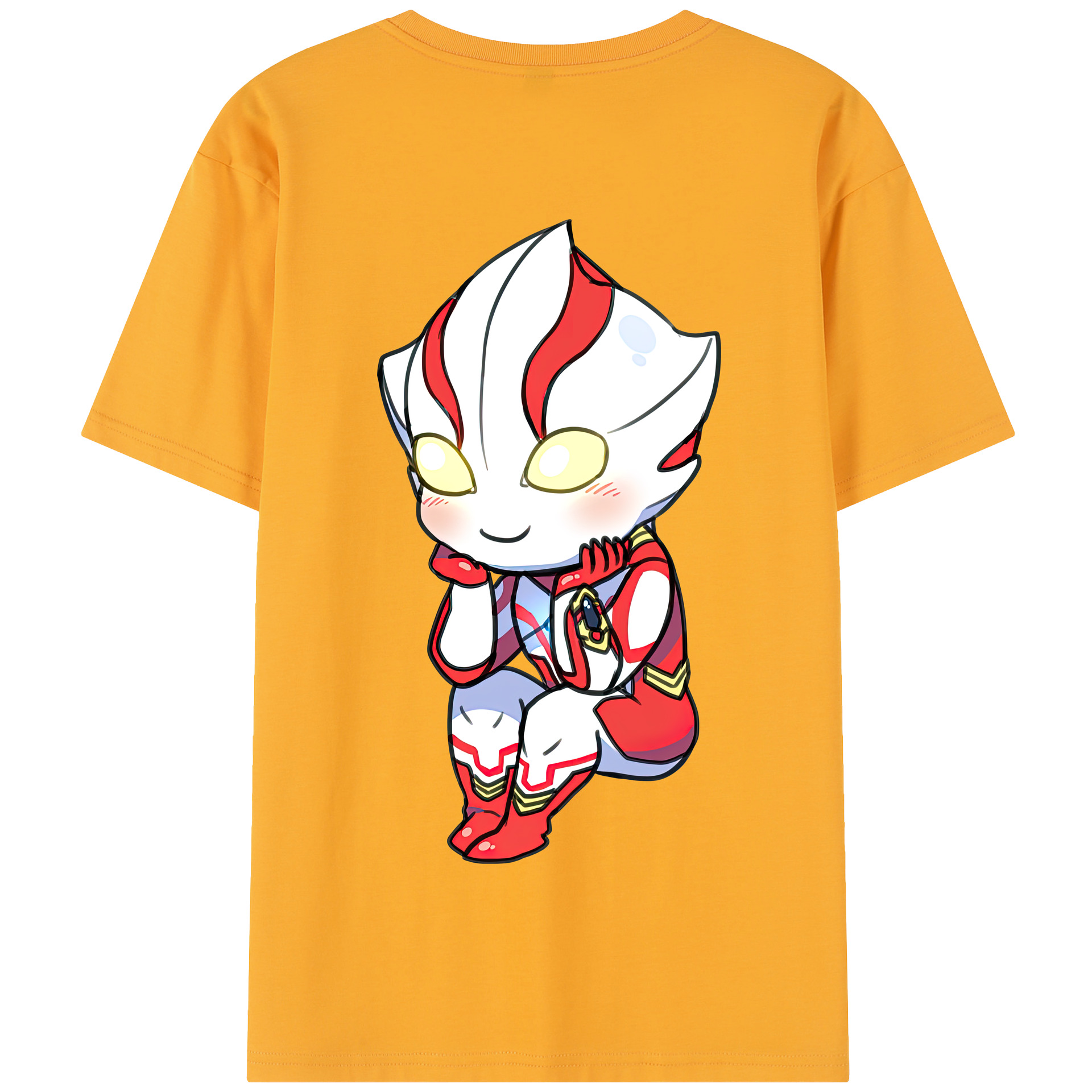 （画像用） ウルトラマン Ultraman 綿100％半袖Tシャツ（背面プリント）