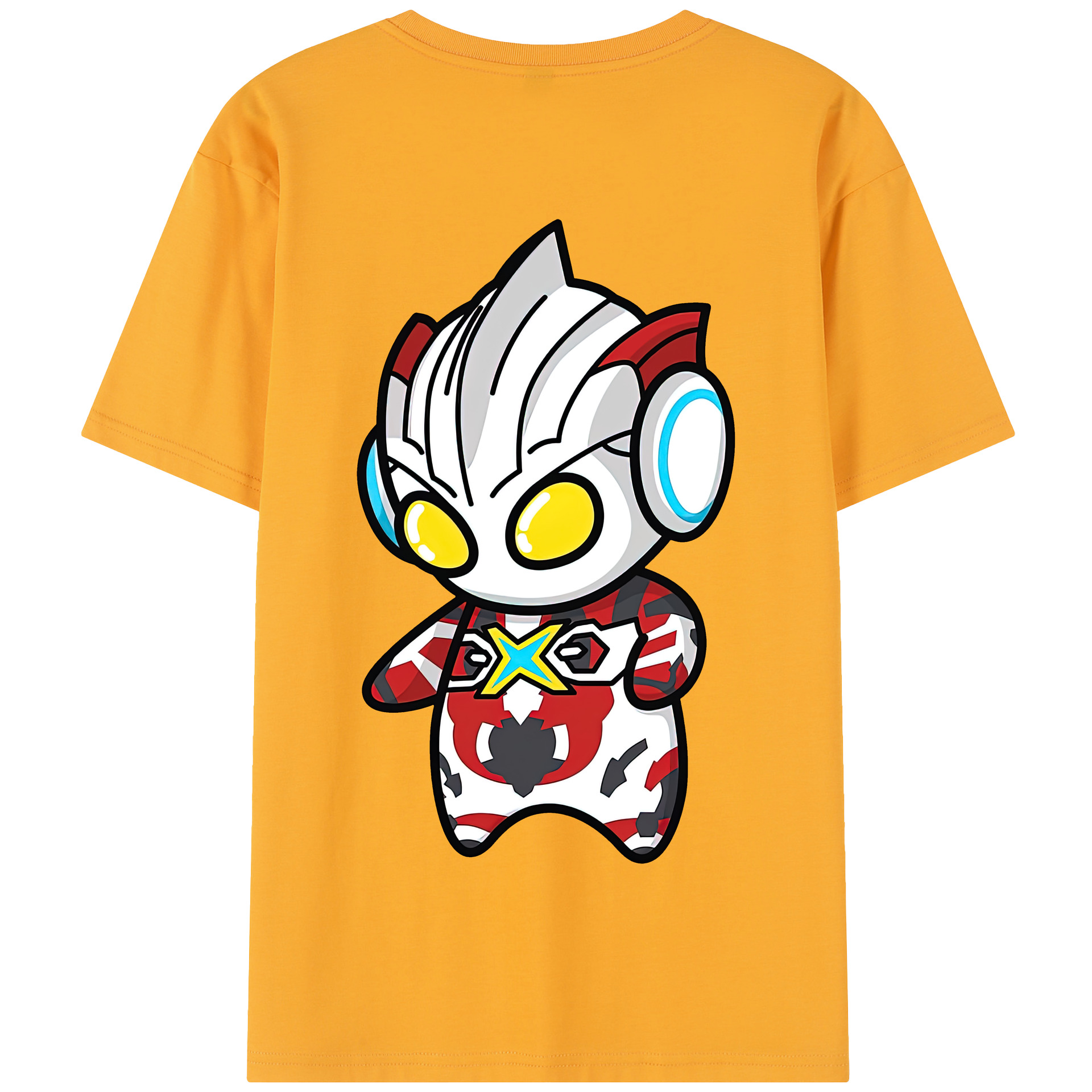 （画像用） ウルトラマン Ultraman 綿100％半袖Tシャツ（背面プリント）