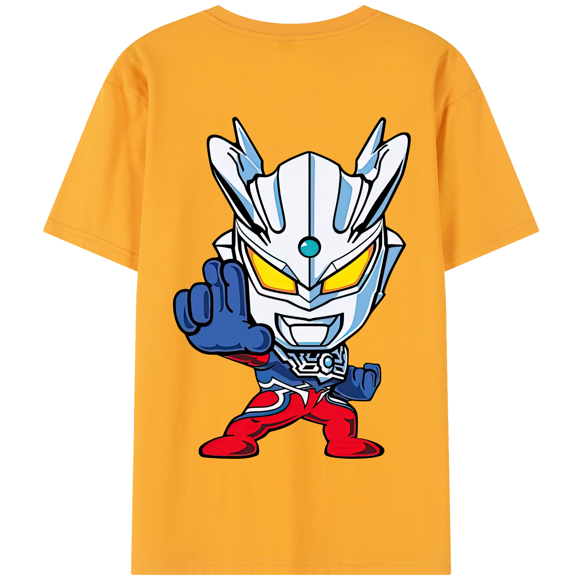 （画像用） ウルトラマン Ultraman 綿100％半袖Tシャツ（背面プリント）
