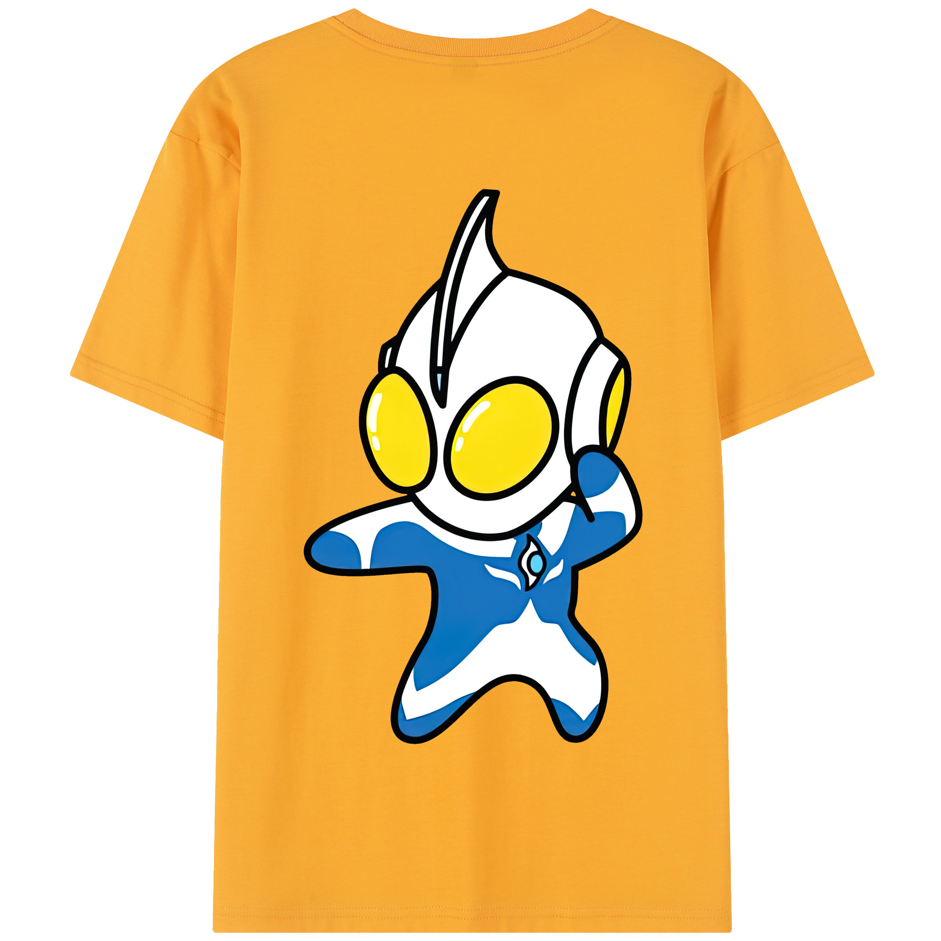 （画像用） ウルトラマン Ultraman 綿100％半袖Tシャツ（背面プリント）