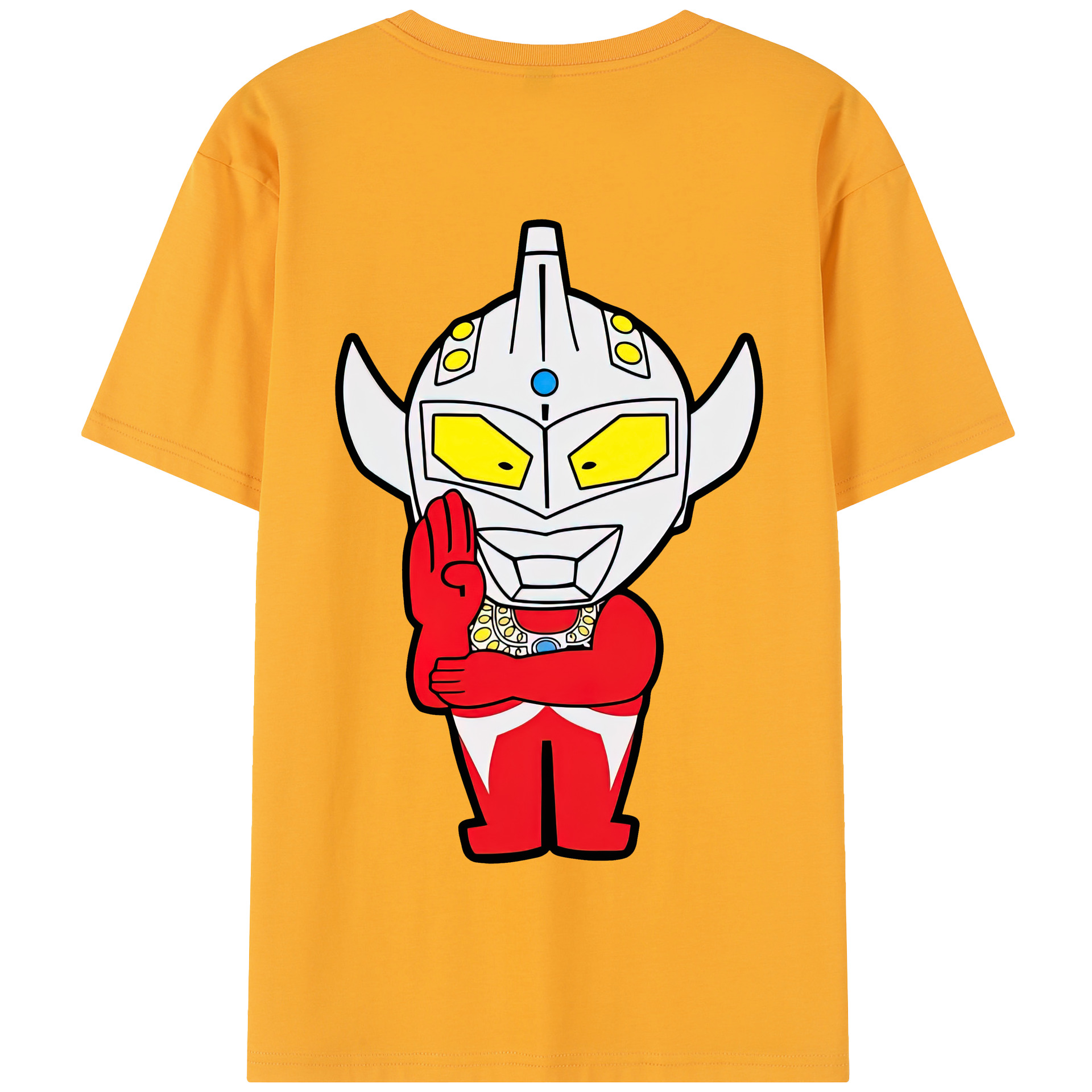 （画像用） ウルトラマン Ultraman 綿100％半袖Tシャツ（背面プリント）