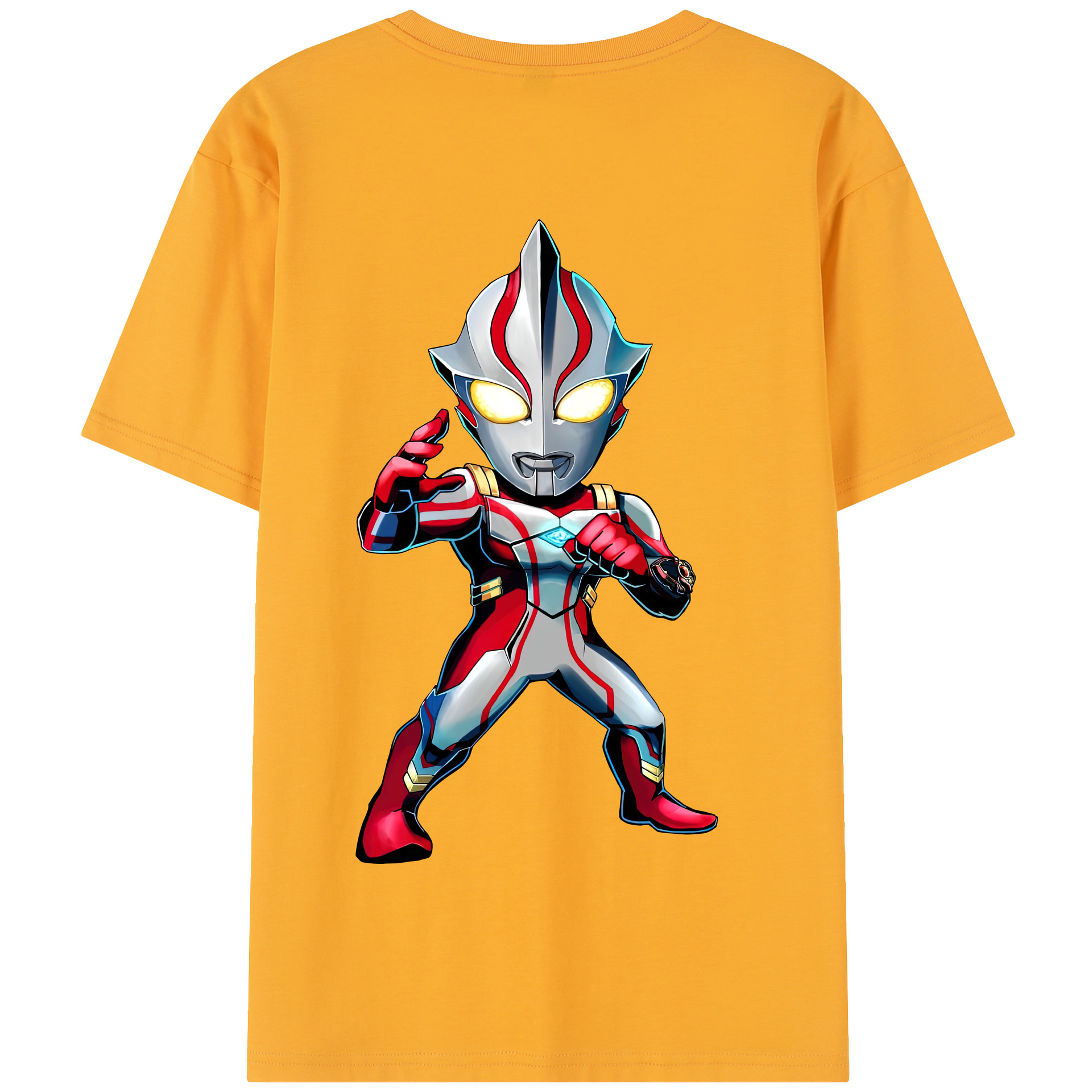 （画像用） ウルトラマン Ultraman 綿100％半袖Tシャツ（背面プリント）