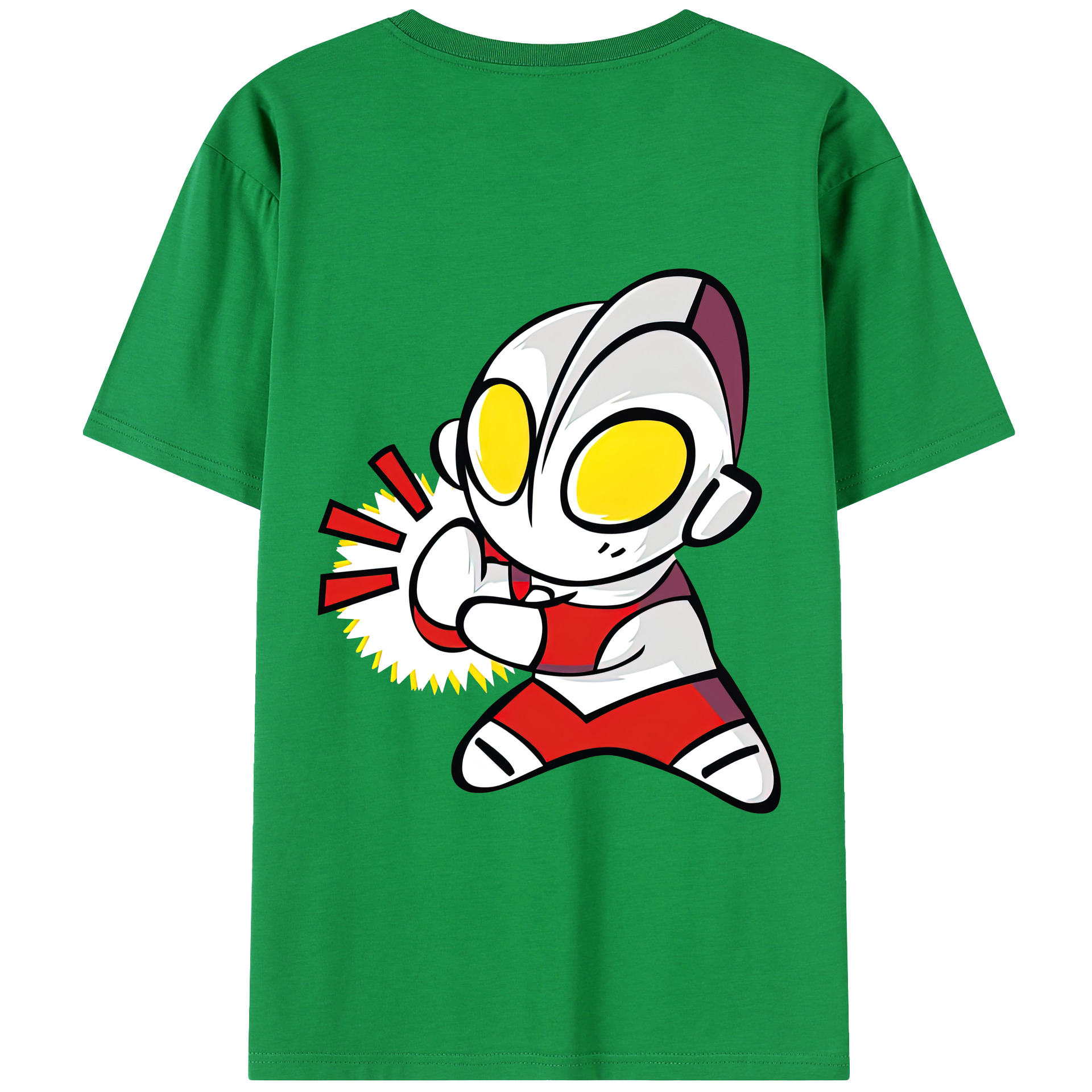 （画像用） ウルトラマン Ultraman 綿100％半袖Tシャツ（背面プリント）