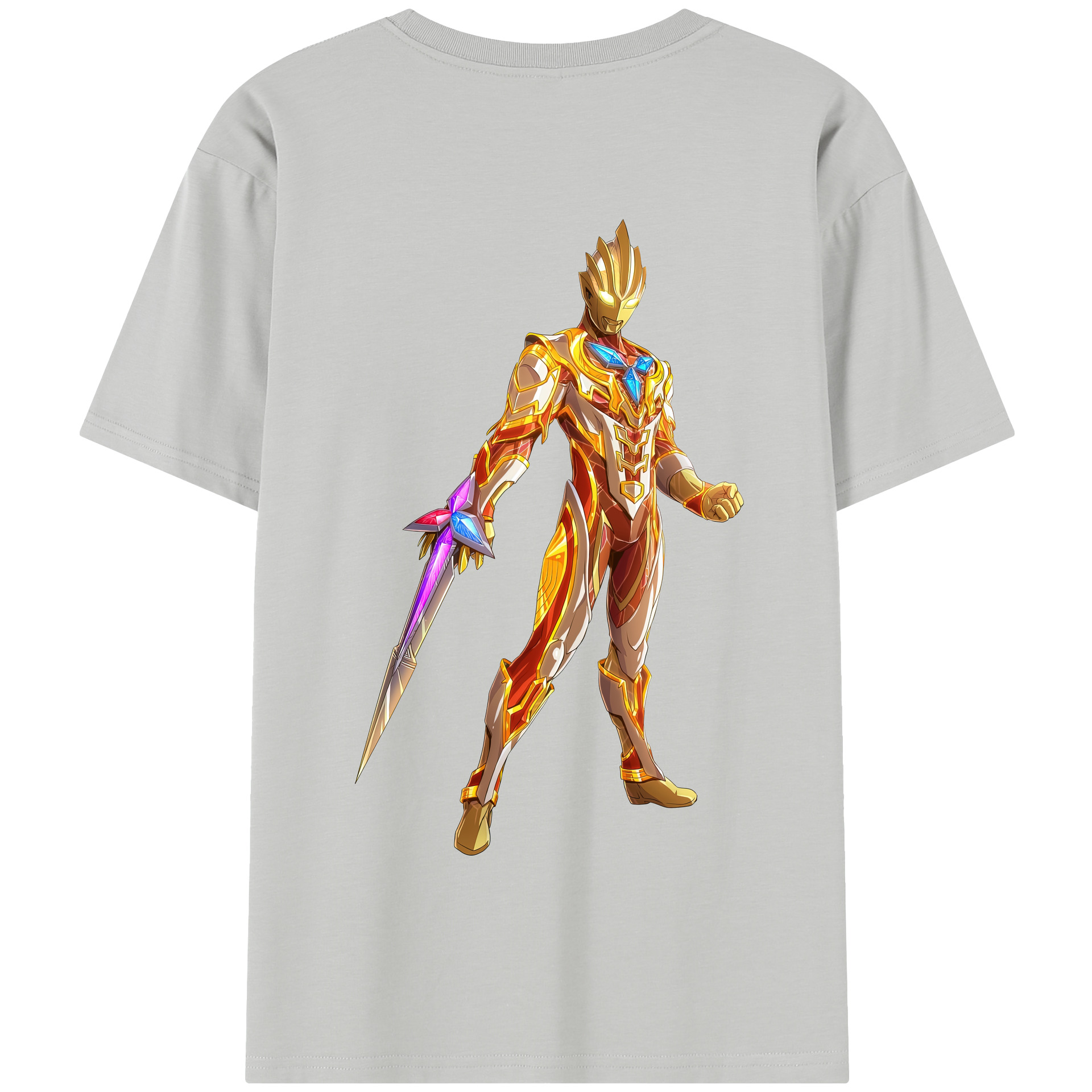 （画像用） ウルトラマン Ultraman 綿100％半袖Tシャツ（背面プリント）