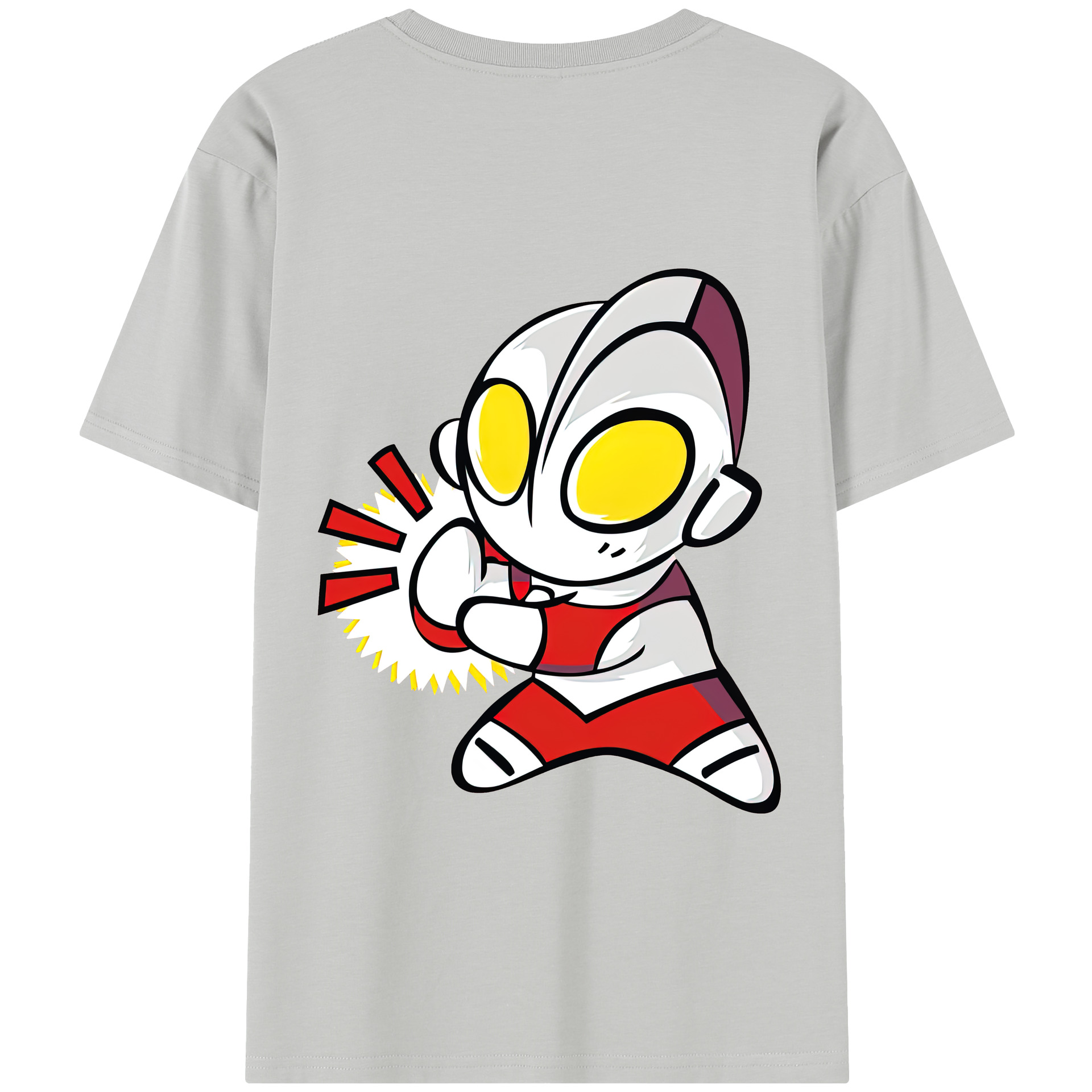 （画像用） ウルトラマン Ultraman 綿100％半袖Tシャツ（背面プリント）