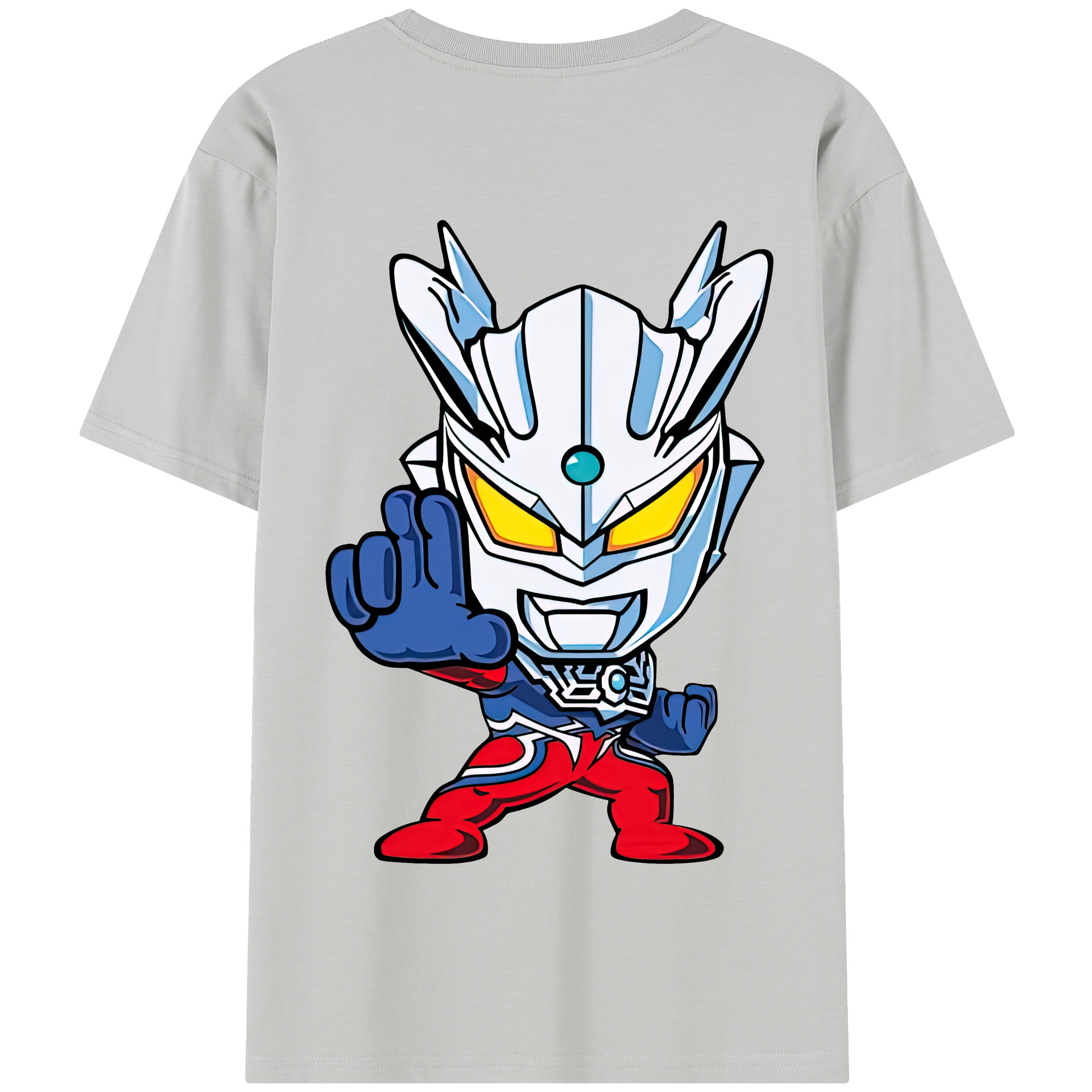 （画像用） ウルトラマン Ultraman 綿100％半袖Tシャツ（背面プリント）