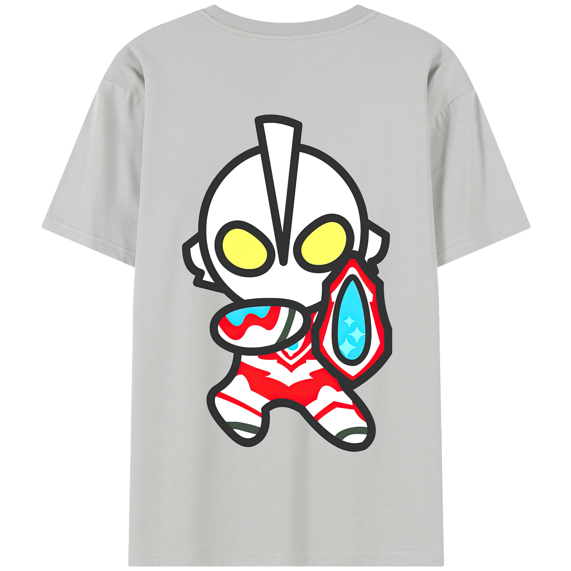 （画像用） ウルトラマン Ultraman 綿100％半袖Tシャツ（背面プリント）