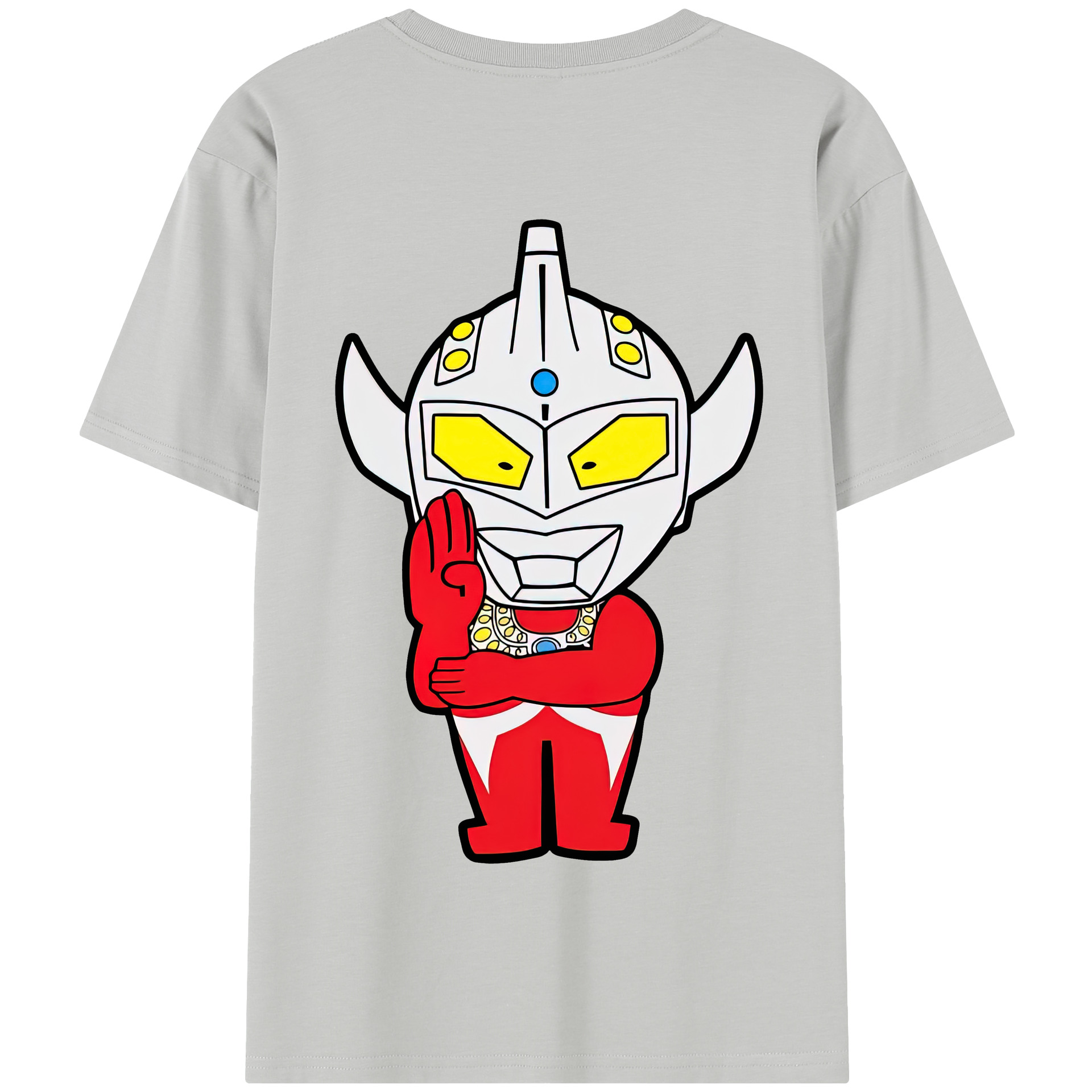 （画像用） ウルトラマン Ultraman 綿100％半袖Tシャツ（背面プリント）