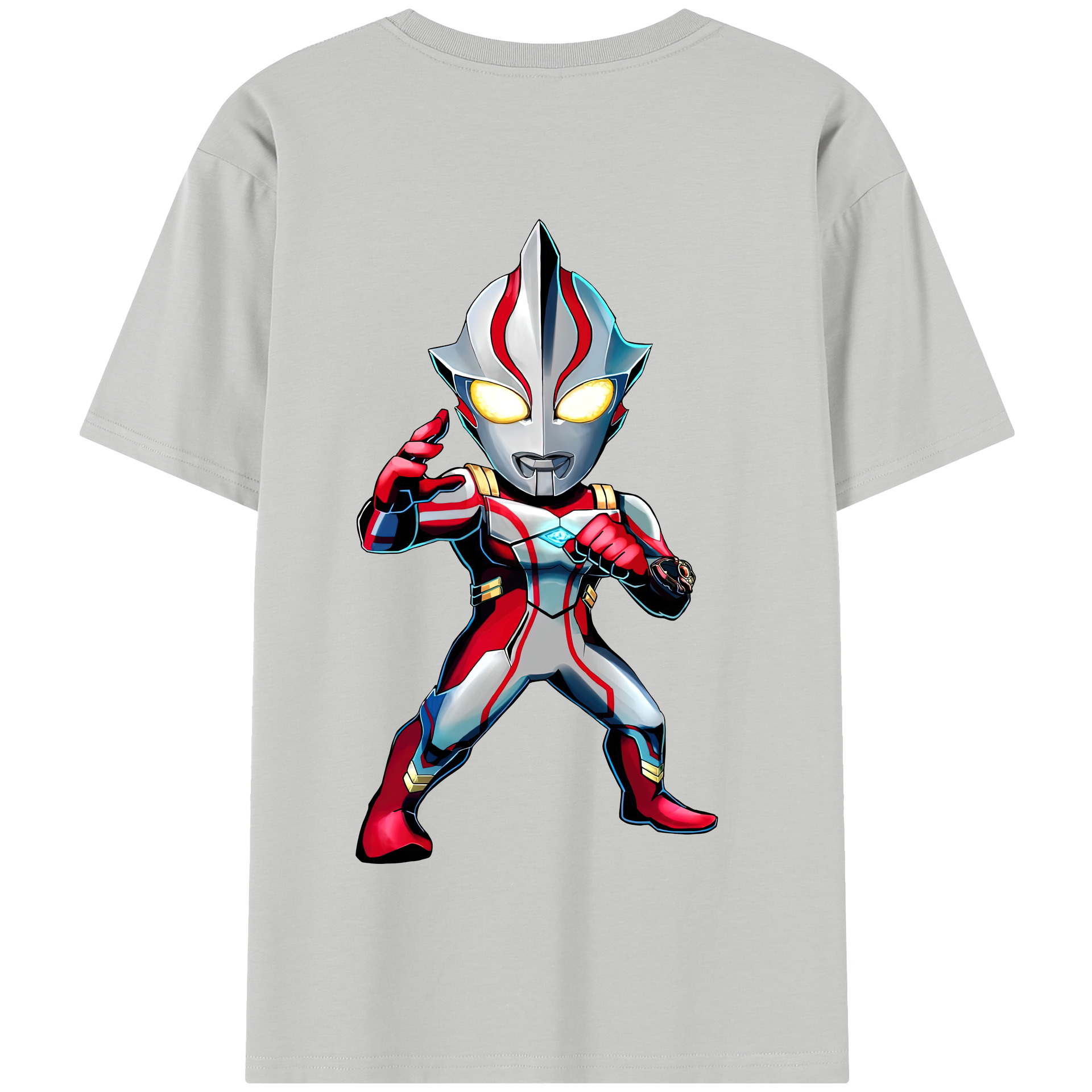 （画像用） ウルトラマン Ultraman 綿100％半袖Tシャツ（背面プリント）