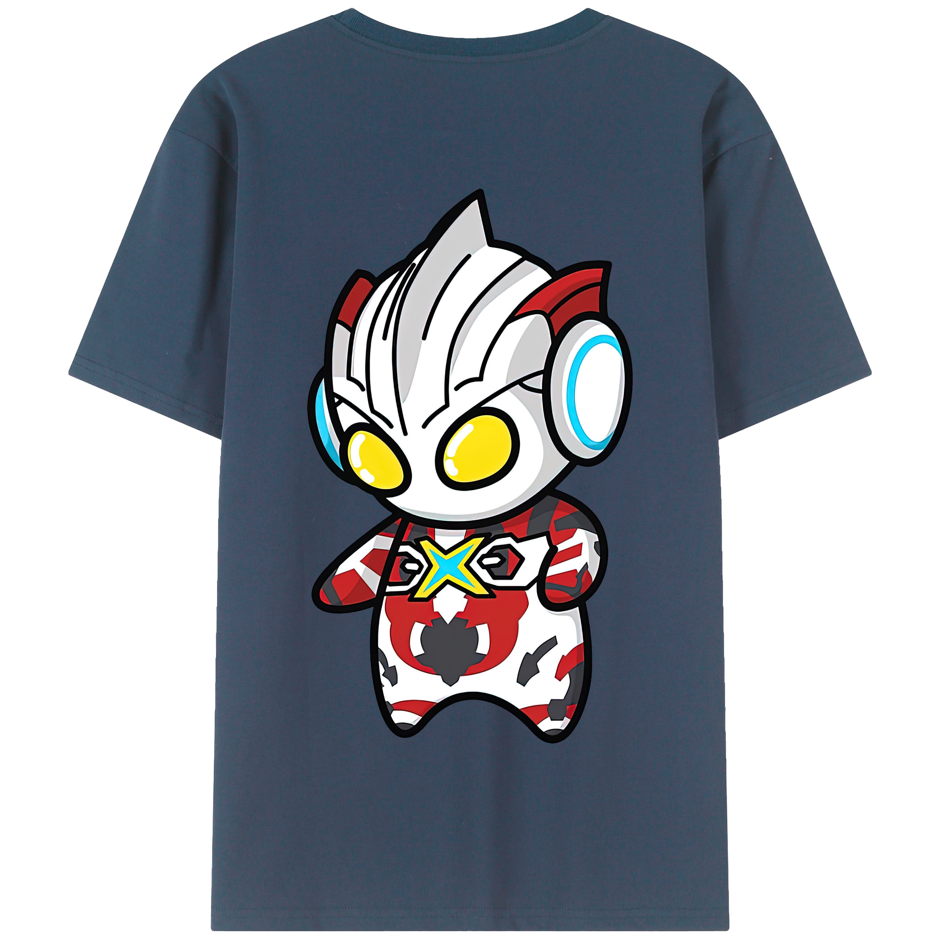 （画像用） ウルトラマン Ultraman 綿100％半袖Tシャツ（背面プリント）