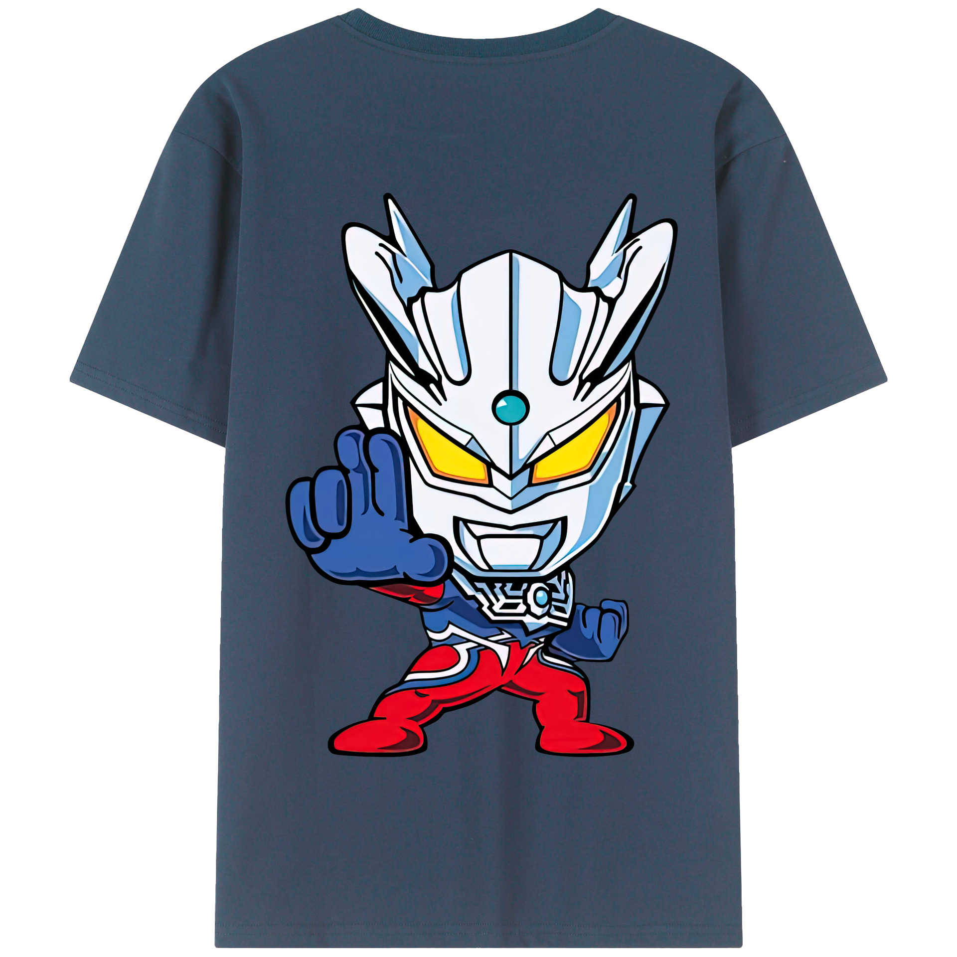 （画像用） ウルトラマン Ultraman 綿100％半袖Tシャツ（背面プリント）
