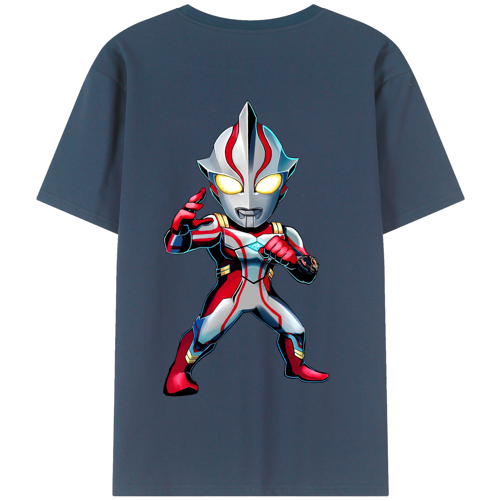 （画像用） ウルトラマン Ultraman 綿100％半袖Tシャツ（背面プリント）