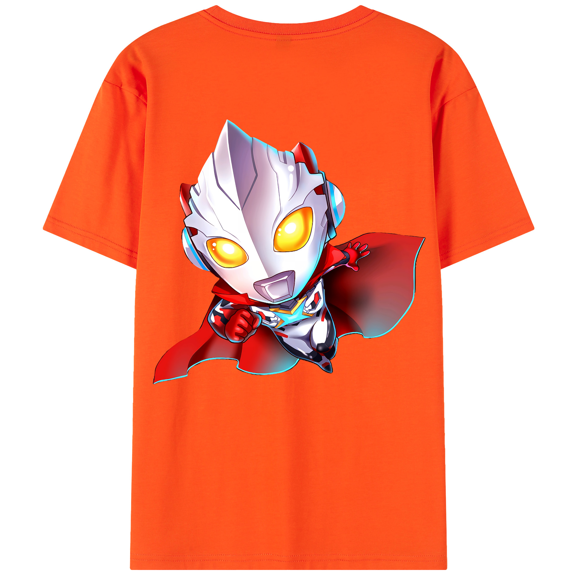（画像用） ウルトラマン Ultraman 綿100％半袖Tシャツ（背面プリント）