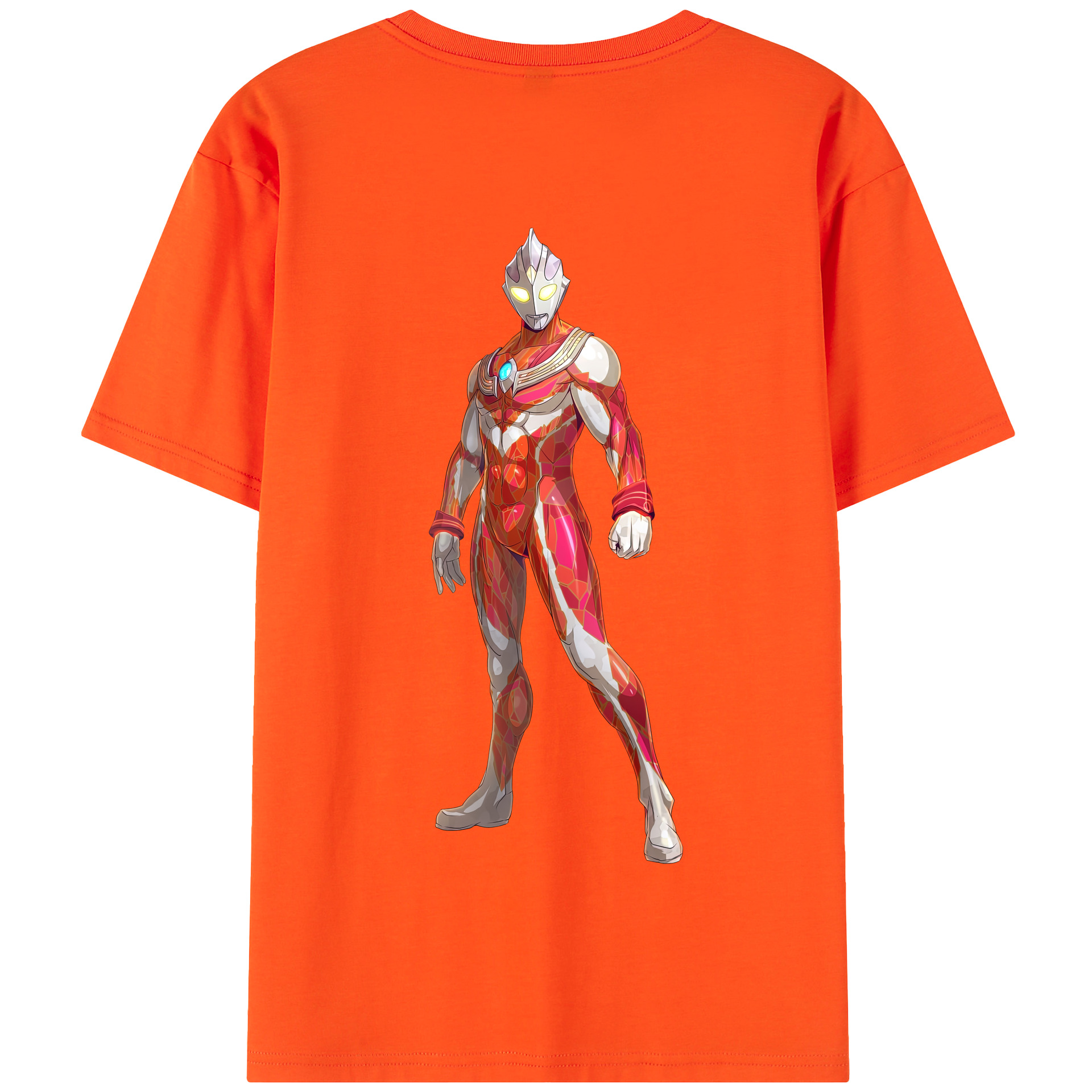 （画像用） ウルトラマン Ultraman 綿100％半袖Tシャツ（背面プリント）