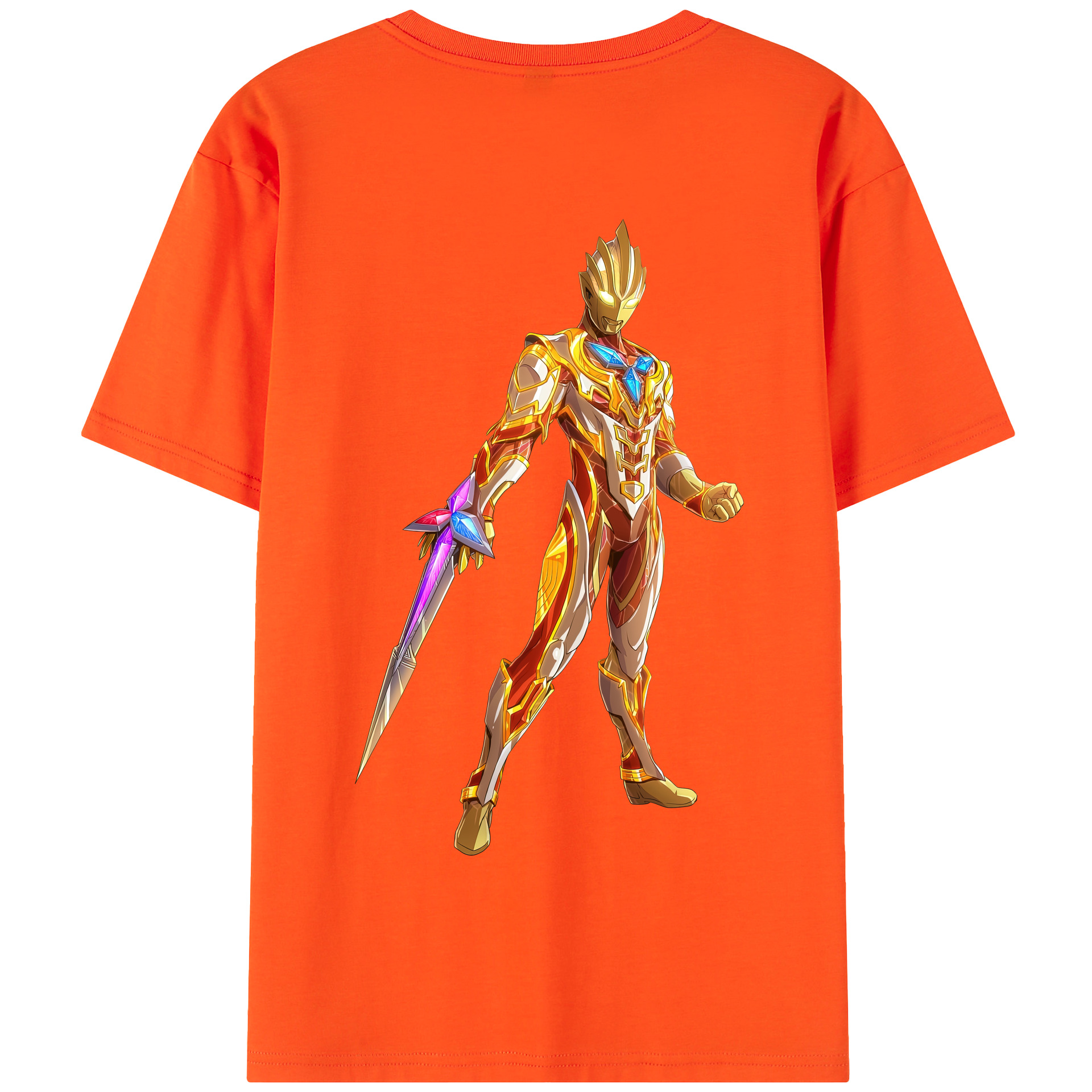 （画像用） ウルトラマン Ultraman 綿100％半袖Tシャツ（背面プリント）